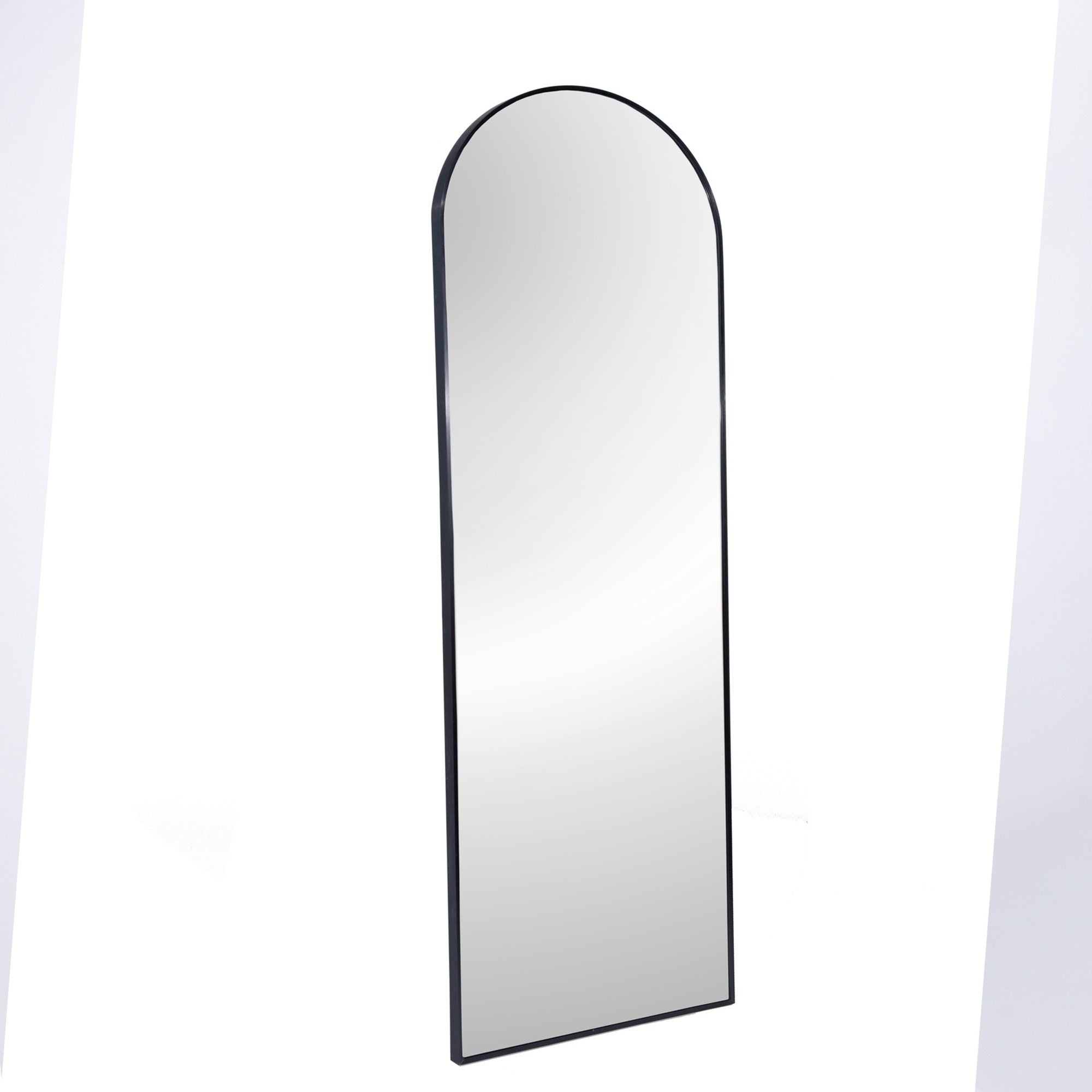 Rectangular Aluminum Framed Freestanding Bedroom Mirror