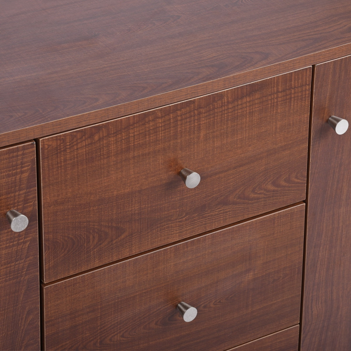 47-inch Wood Sideboard with Adjustable Shelf
