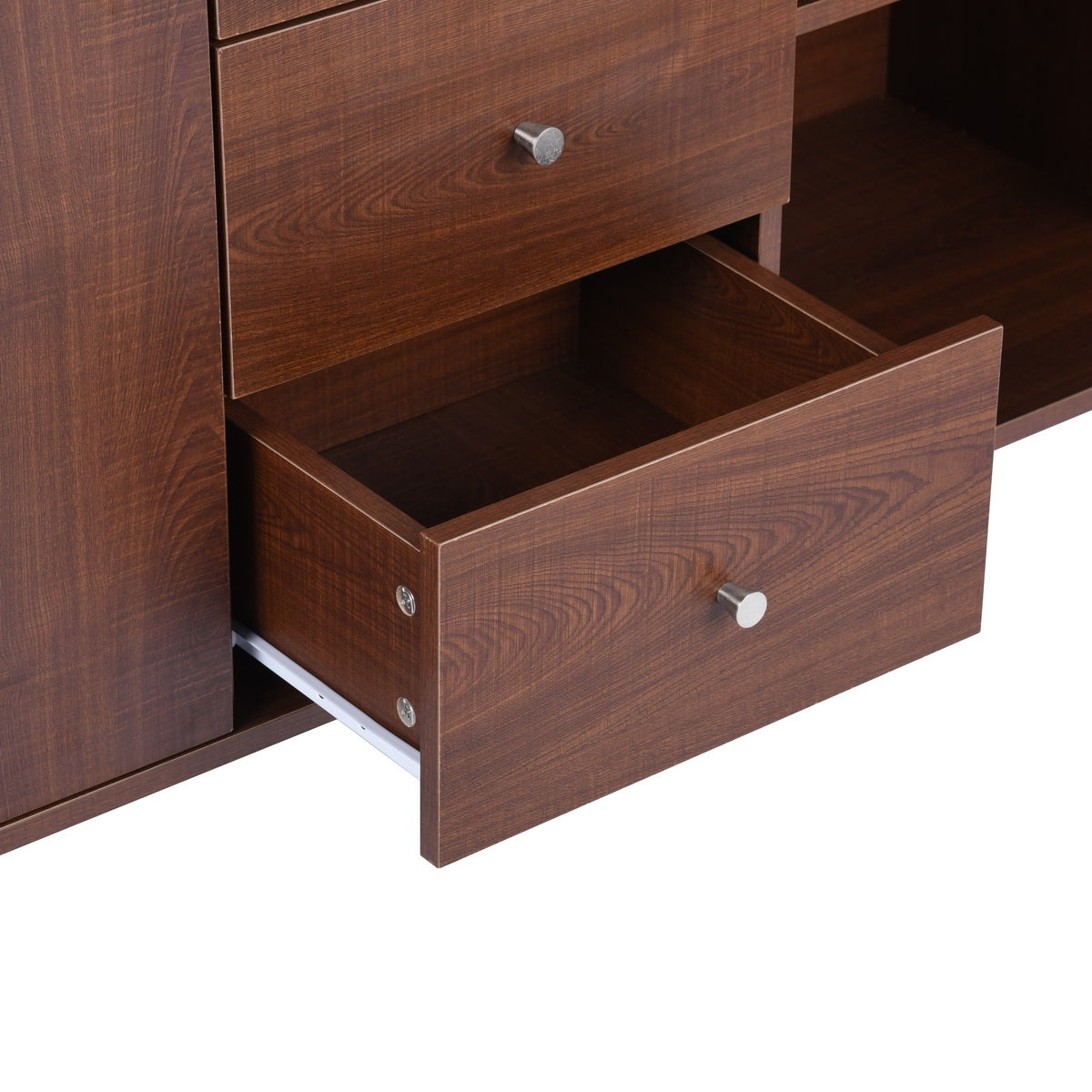47-inch Wood Sideboard with Adjustable Shelf