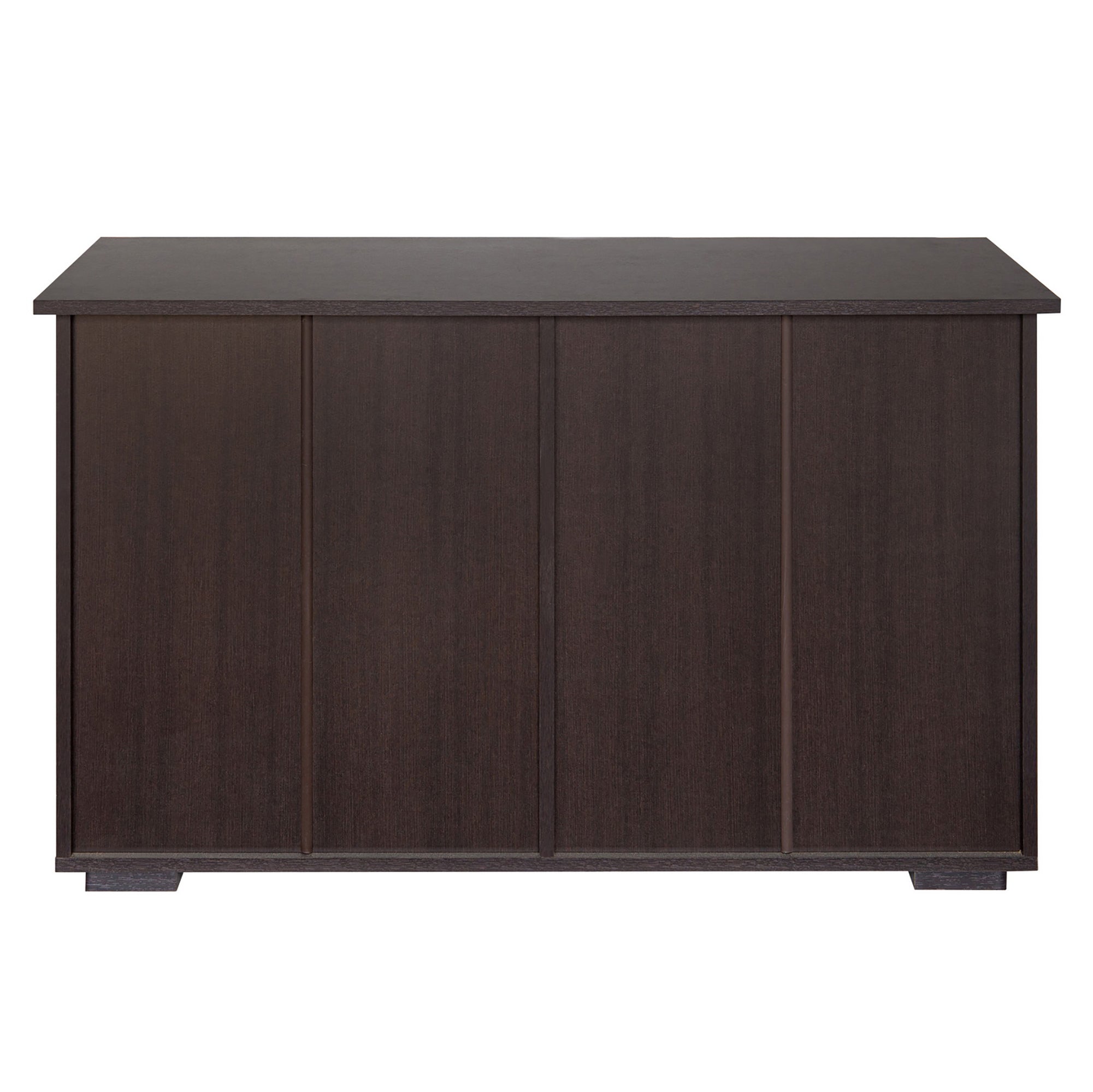 42-inch Wood Sideboard with Sliding Doors