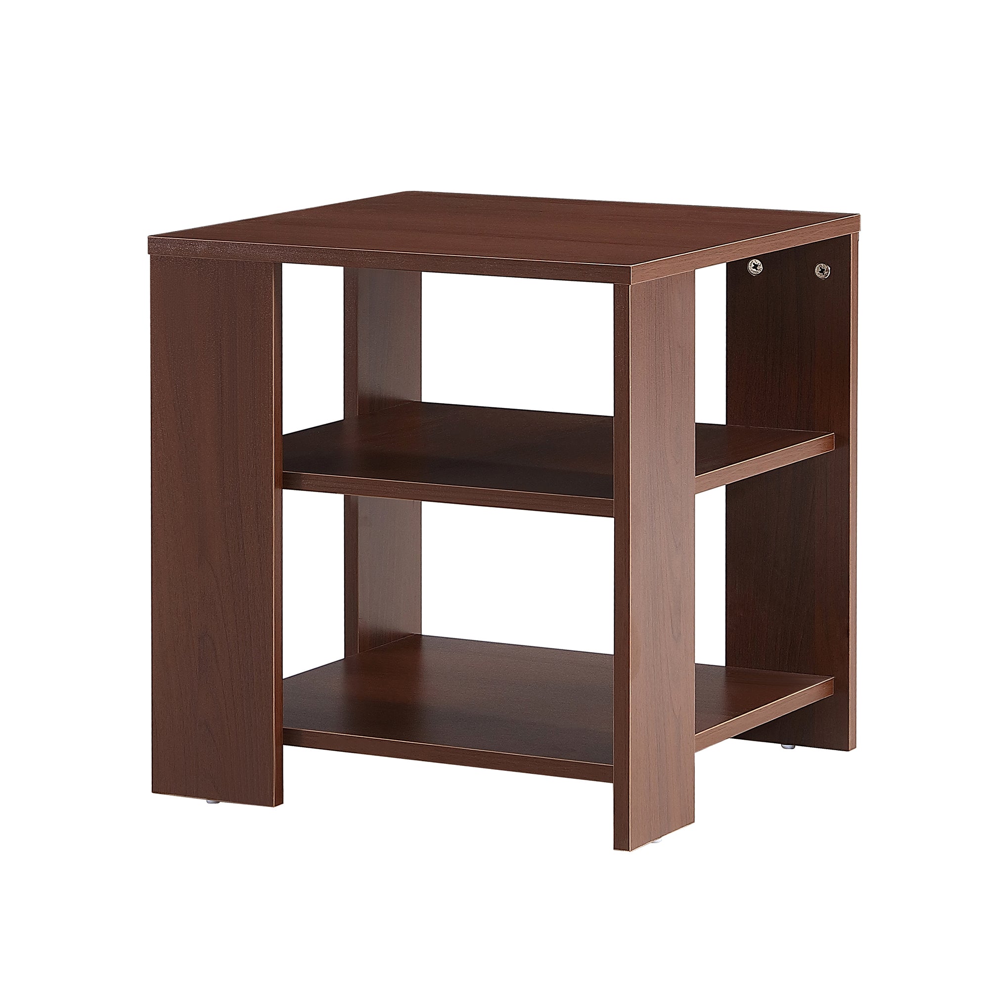 Square Side Table Nightstand 3-tier End Table for Living Room Bedroom