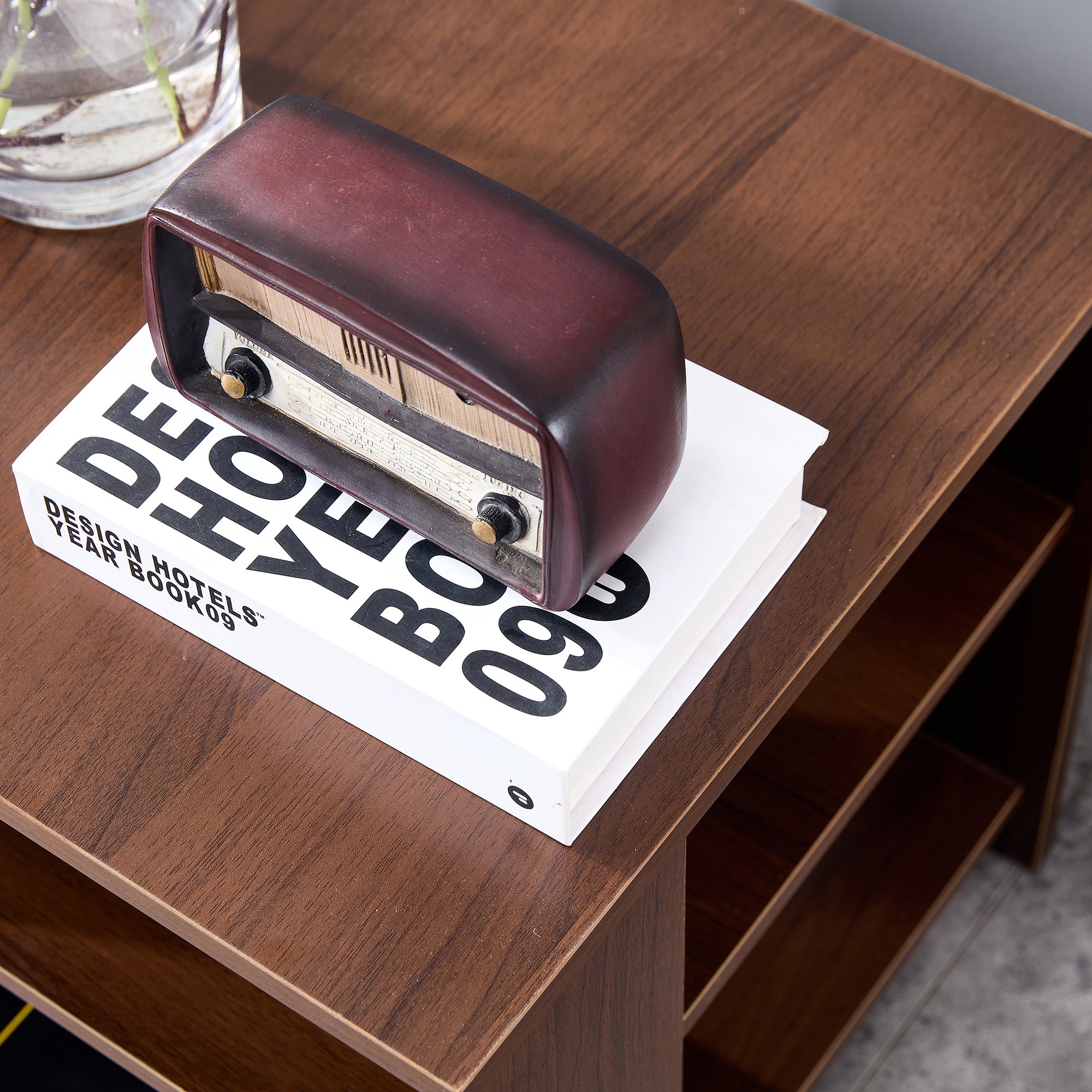 Square Side Table Nightstand 3-tier End Table for Living Room Bedroom