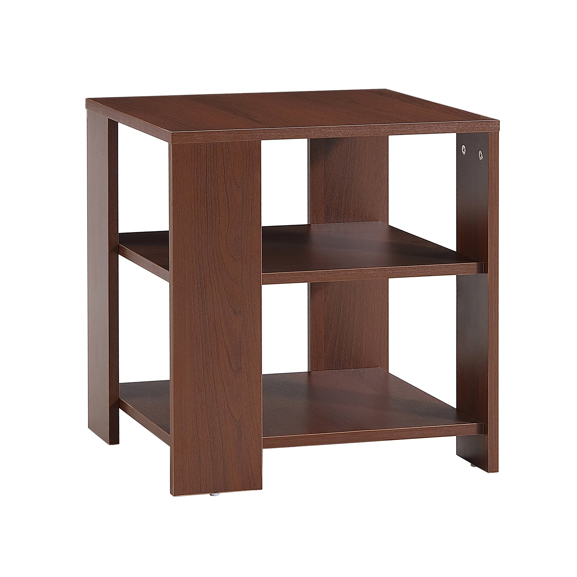 Square Side Table Nightstand 3-tier End Table for Living Room Bedroom