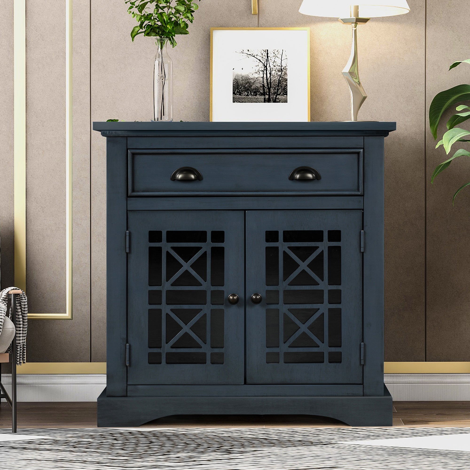 29'' Wood 2-door Storage Cabinet