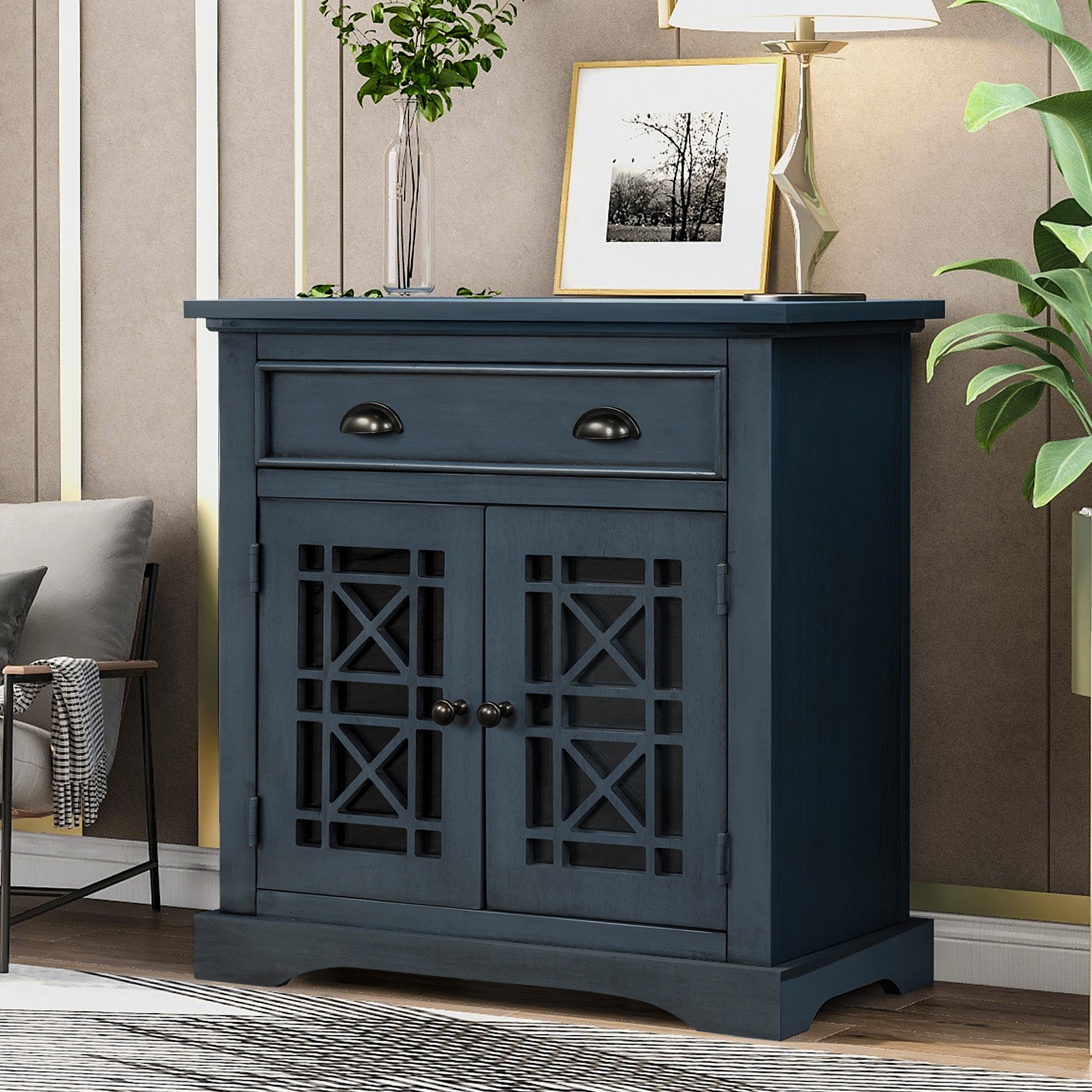 29'' Wood 2-door Storage Cabinet