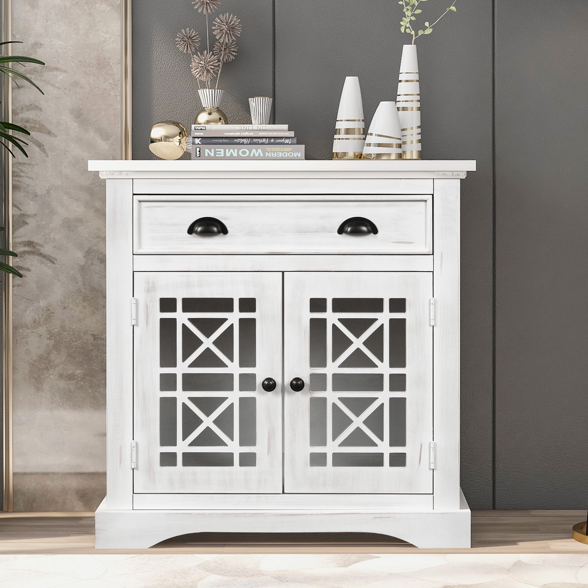 29'' Wood 2-door Storage Cabinet