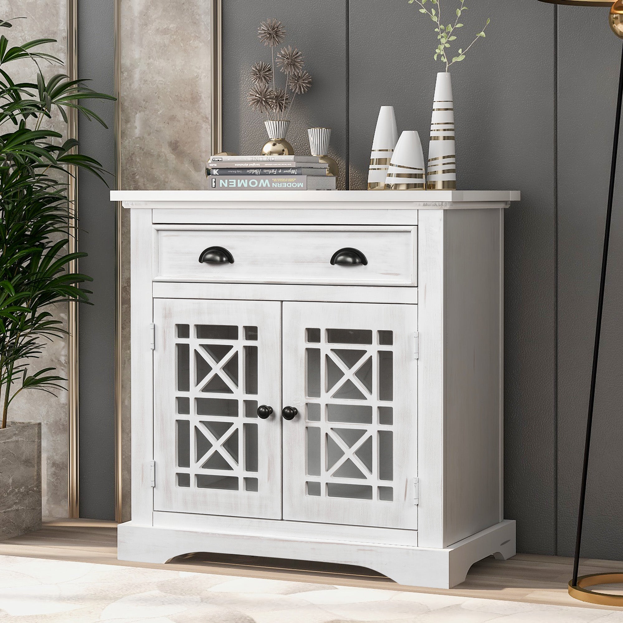 29'' Wood 2-door Storage Cabinet