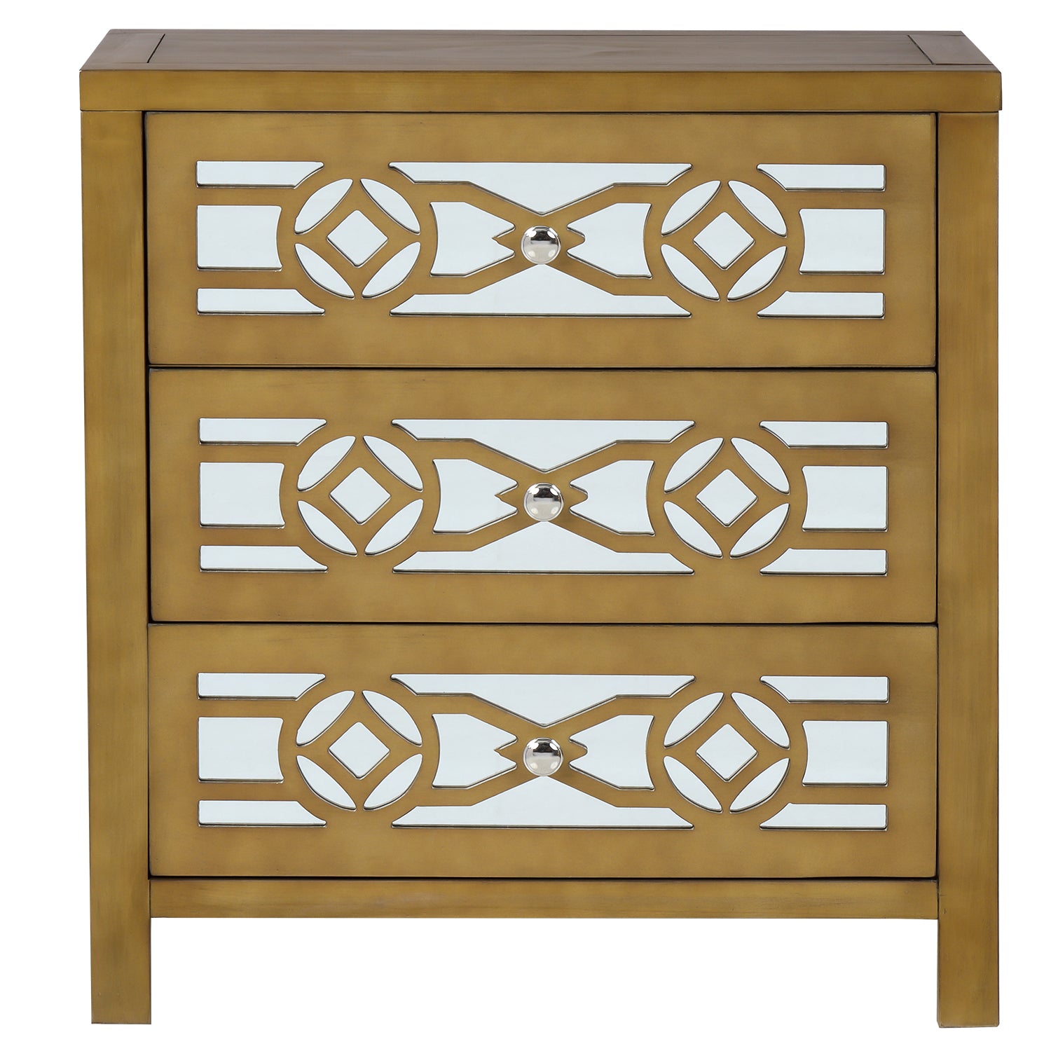3-Drawer Wood Bachelor's Chest