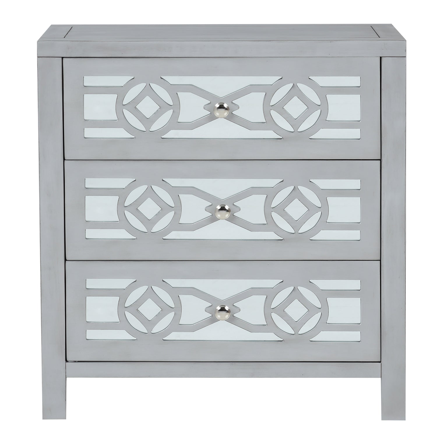 3-Drawer Wood Bachelor's Chest