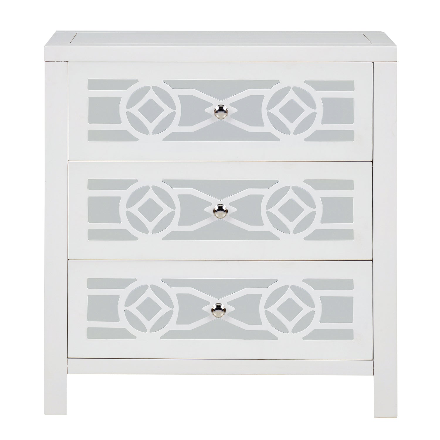 3-Drawer Wood Bachelor's Chest