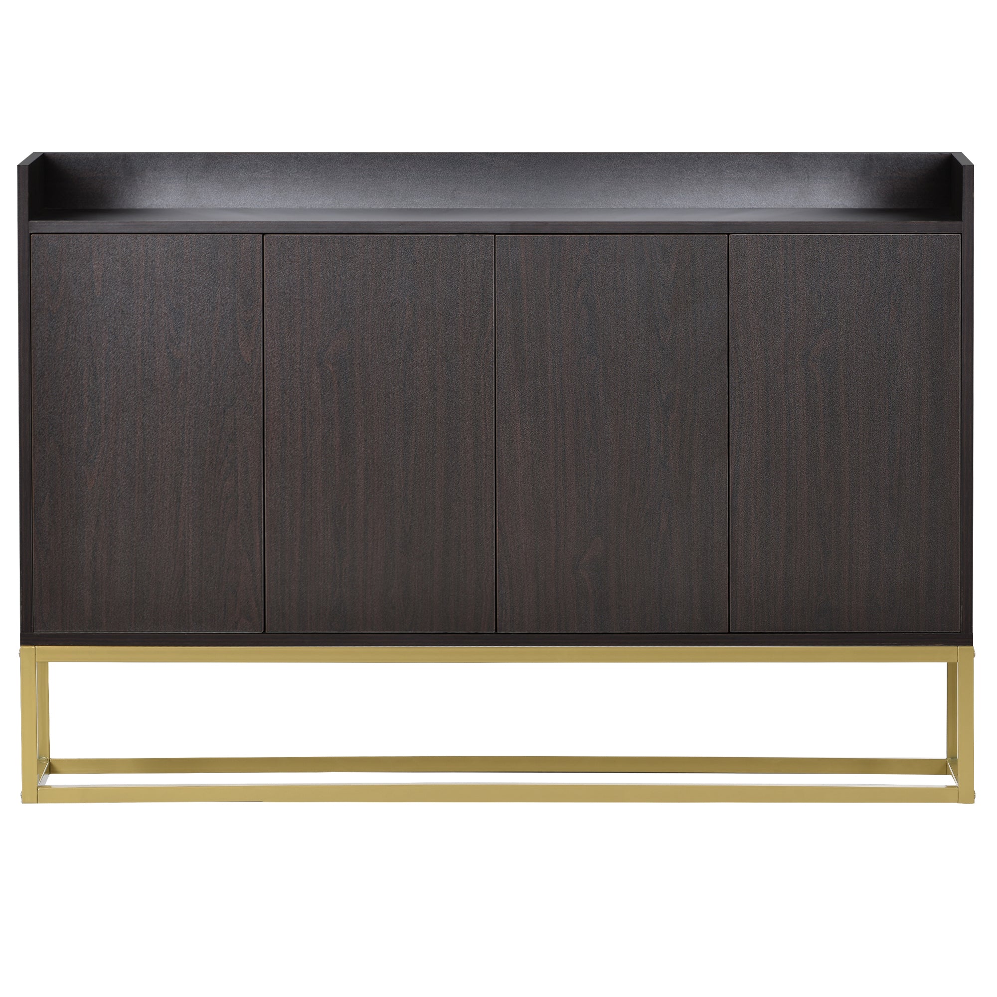 47-inch Wood Sideboard with 3 Shelves