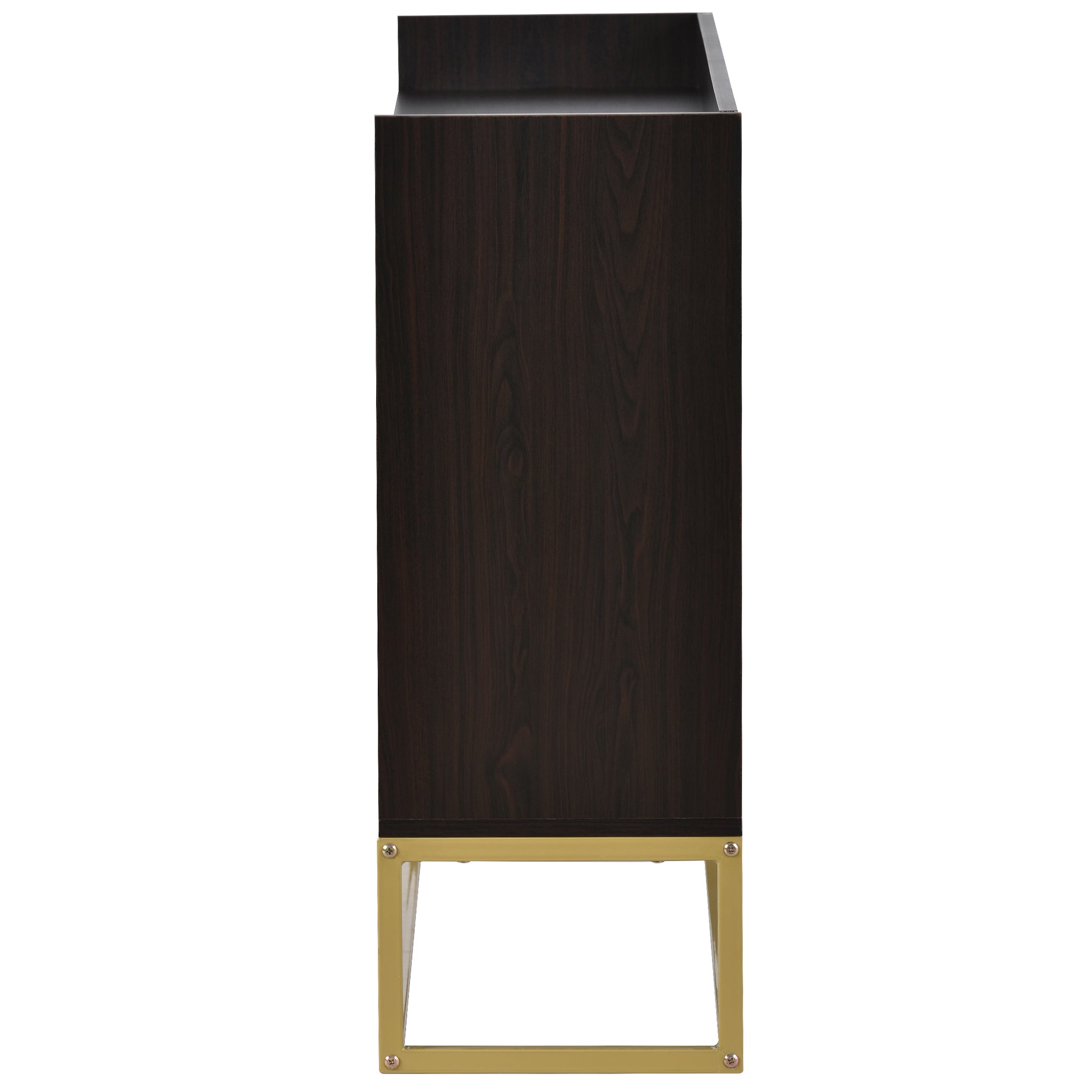 47-inch Wood Sideboard with 3 Shelves