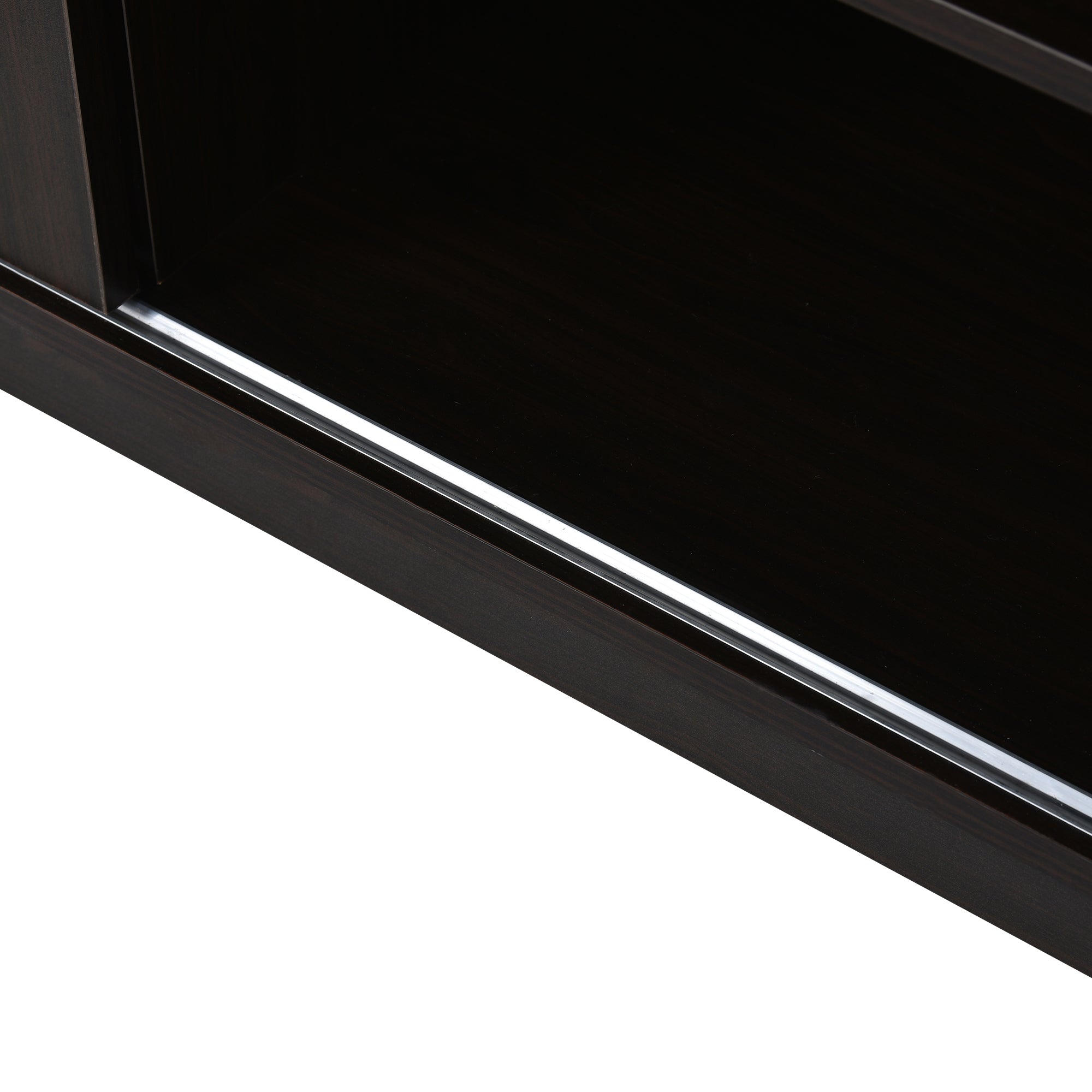 47" Wide Sideboard with Integrated 16 Bar Wine Compartment and Wineglass Holders
