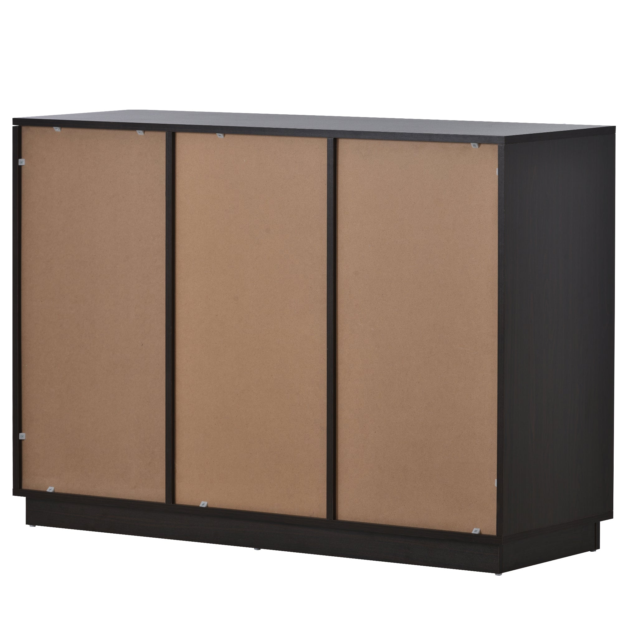 47" Wide Sideboard with Integrated 16 Bar Wine Compartment and Wineglass Holders