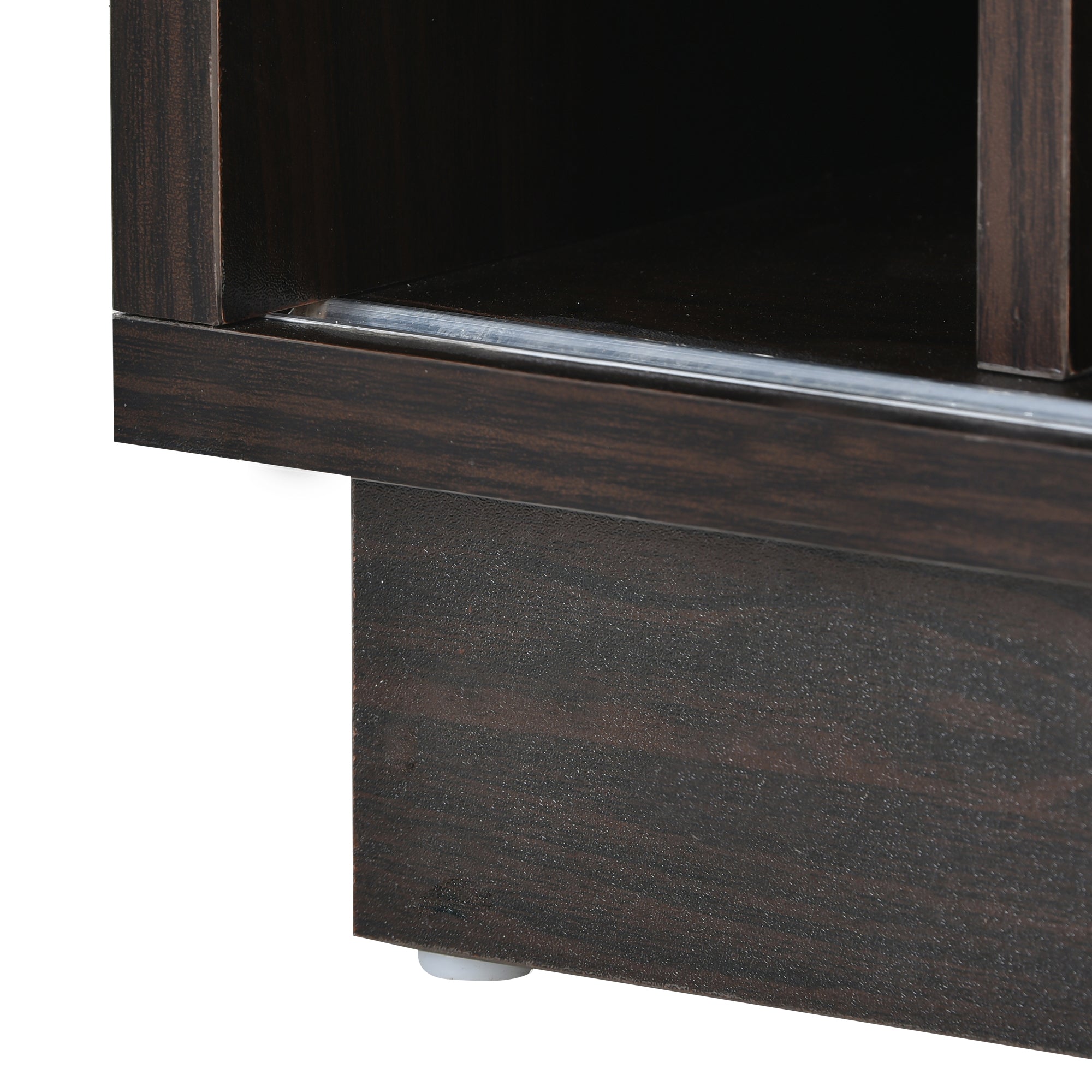 47" Wide Sideboard with Integrated 16 Bar Wine Compartment and Wineglass Holders