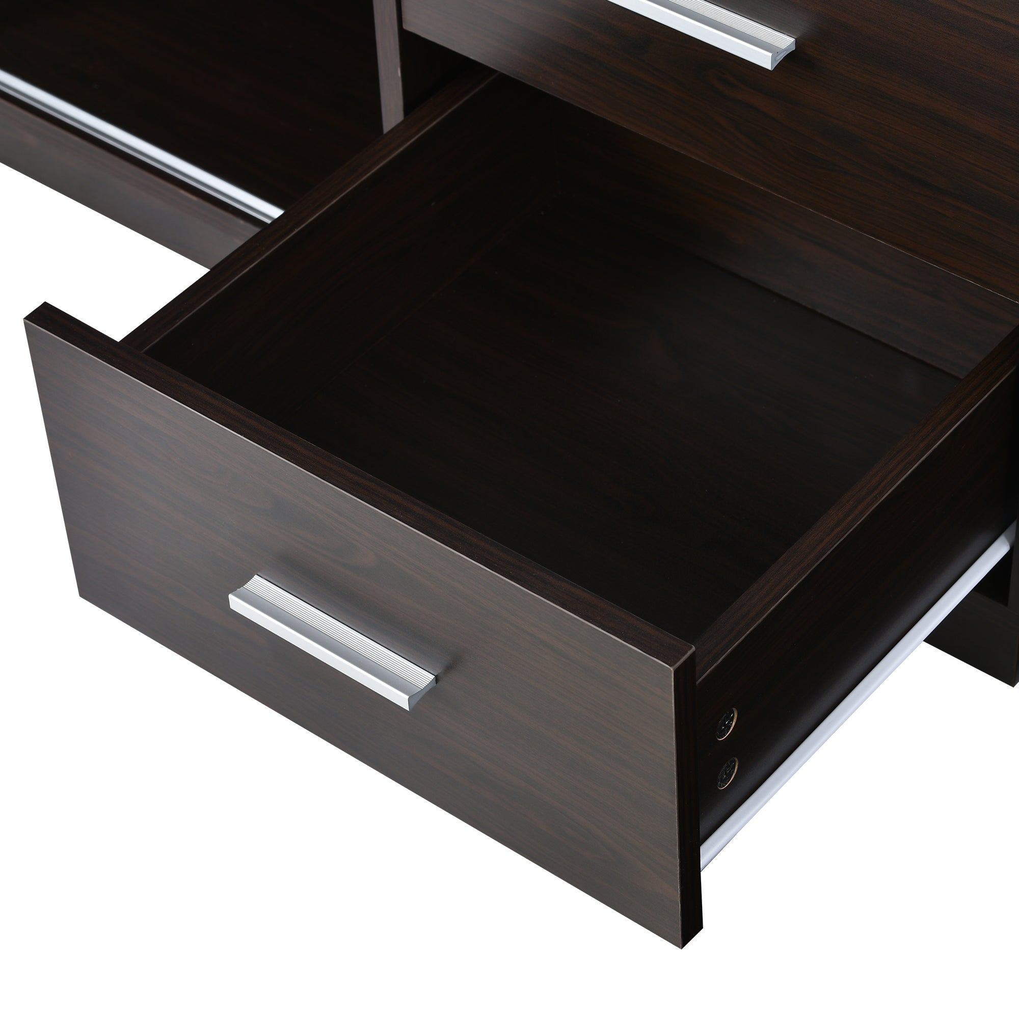 47" Wide Sideboard with Integrated 16 Bar Wine Compartment and Wineglass Holders