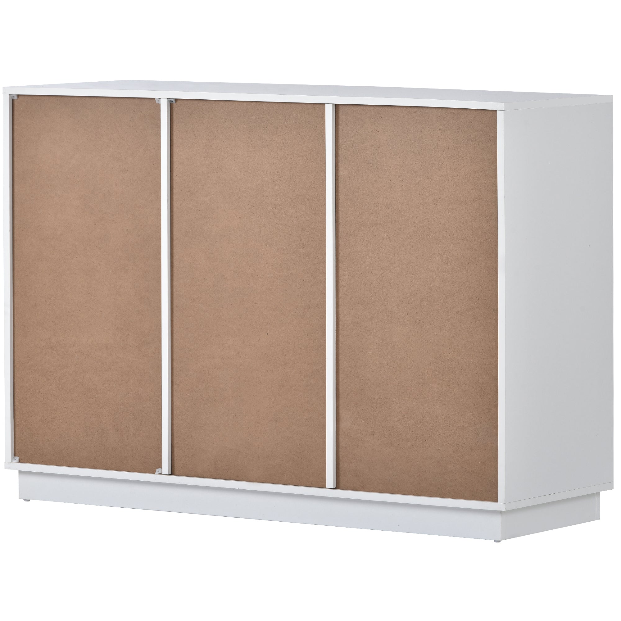 47" Wide Sideboard with Integrated 16 Bar Wine Compartment and Wineglass Holders