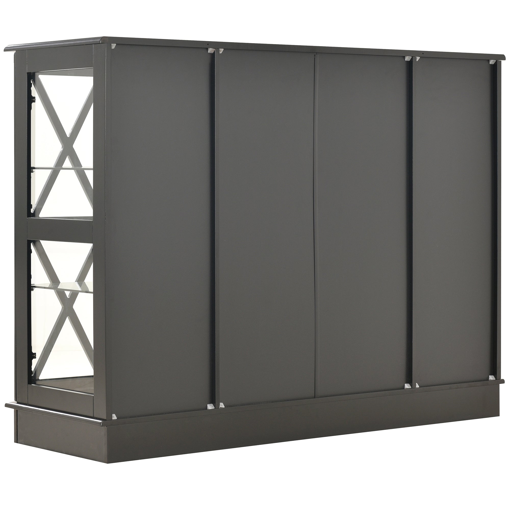 42" Wide 2 Drawer Sideboard with Adjustable Shelves
