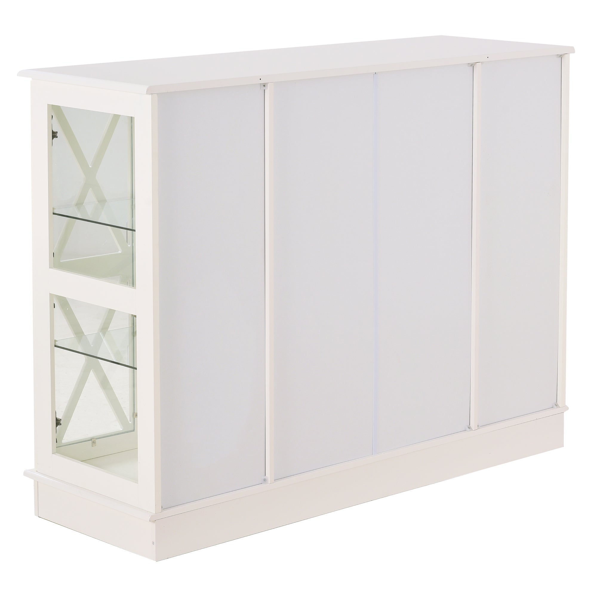 42" Wide 2 Drawer Sideboard with Adjustable Shelves