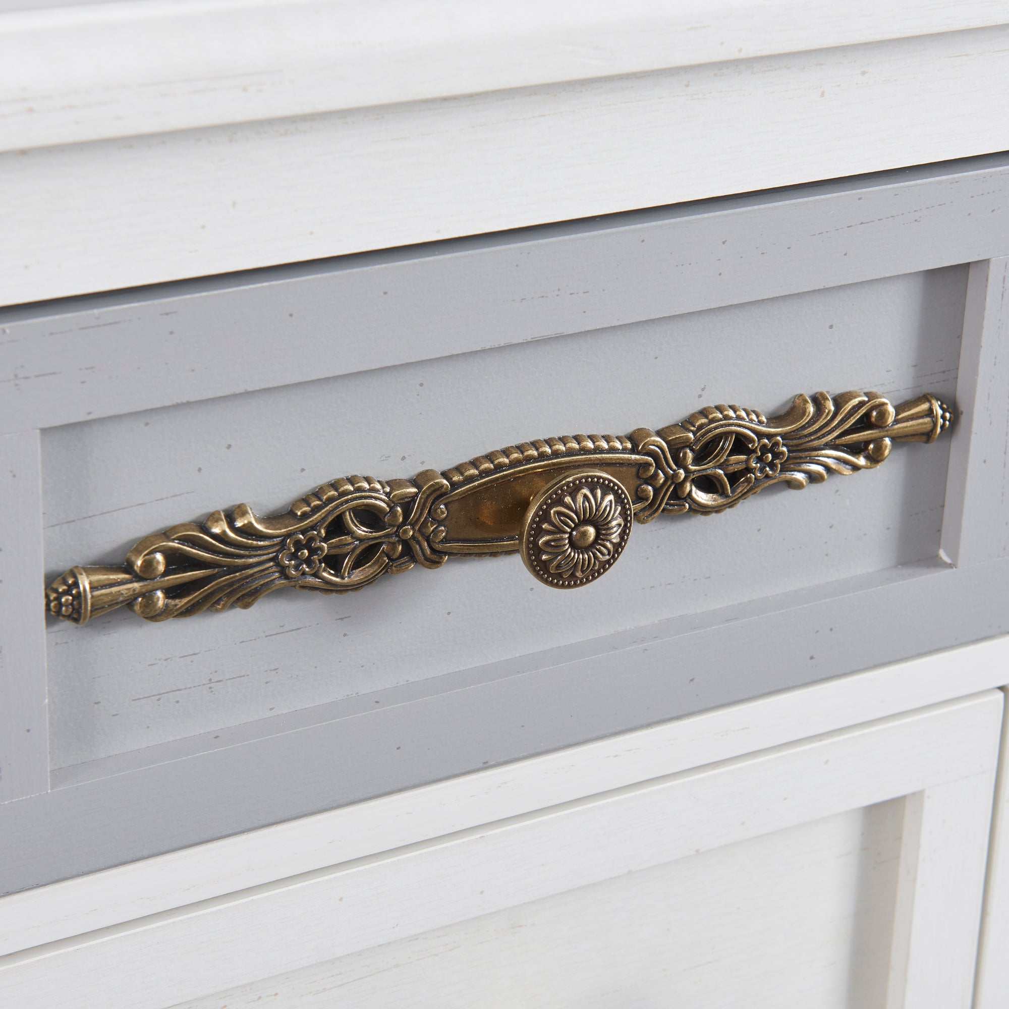 48" Wide Wood 4 Drawer Sideboard