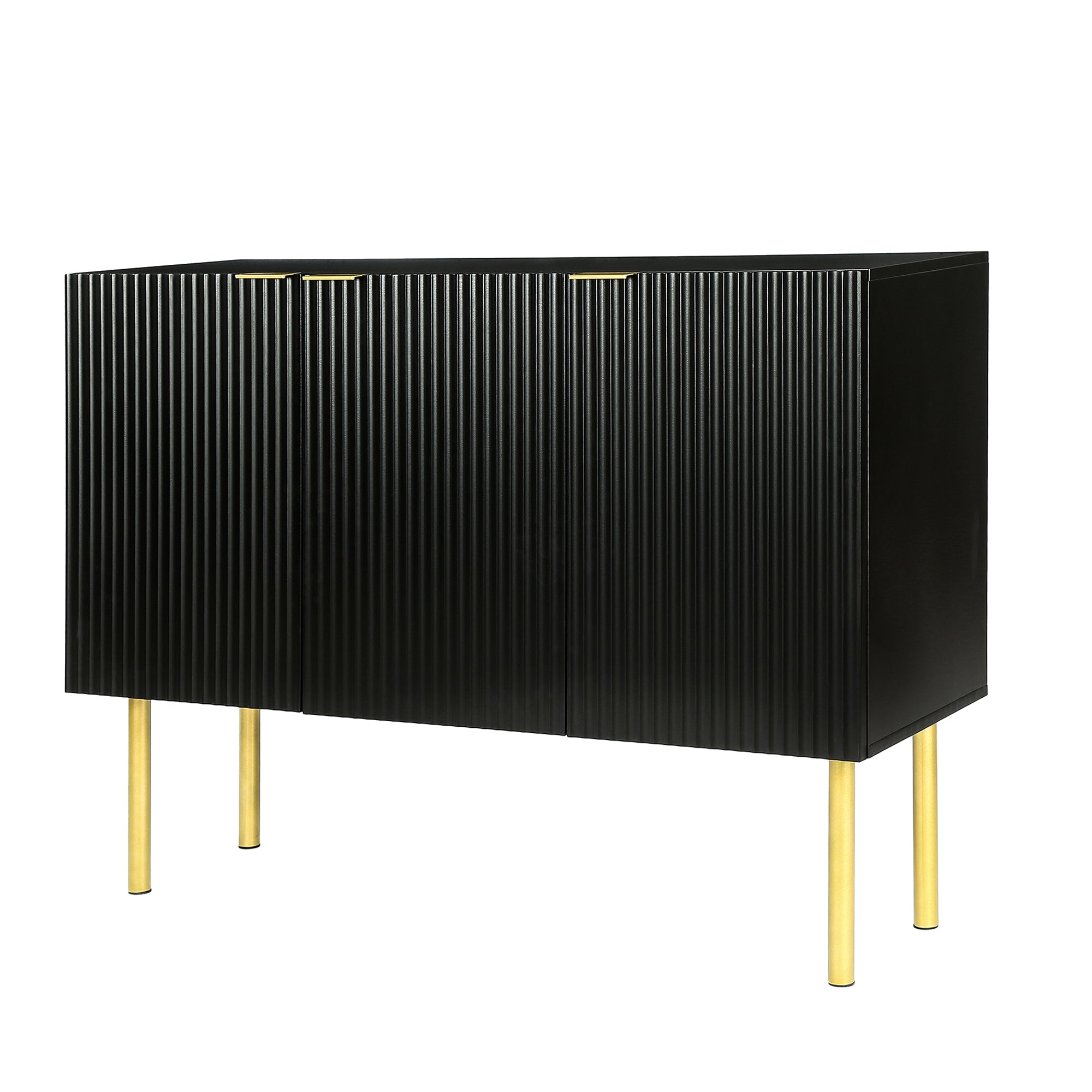 47" Wide Wood 3-door Sideboard