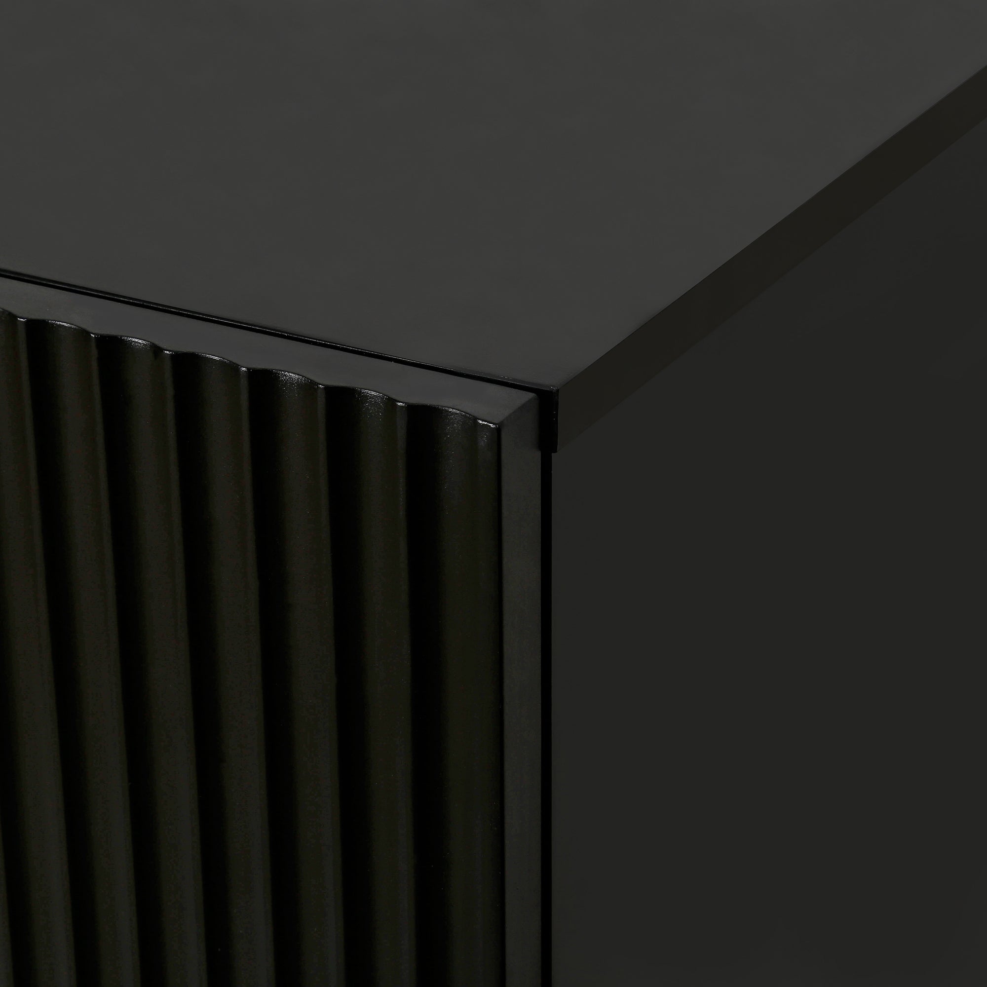 47" Wide Wood 3-door Sideboard