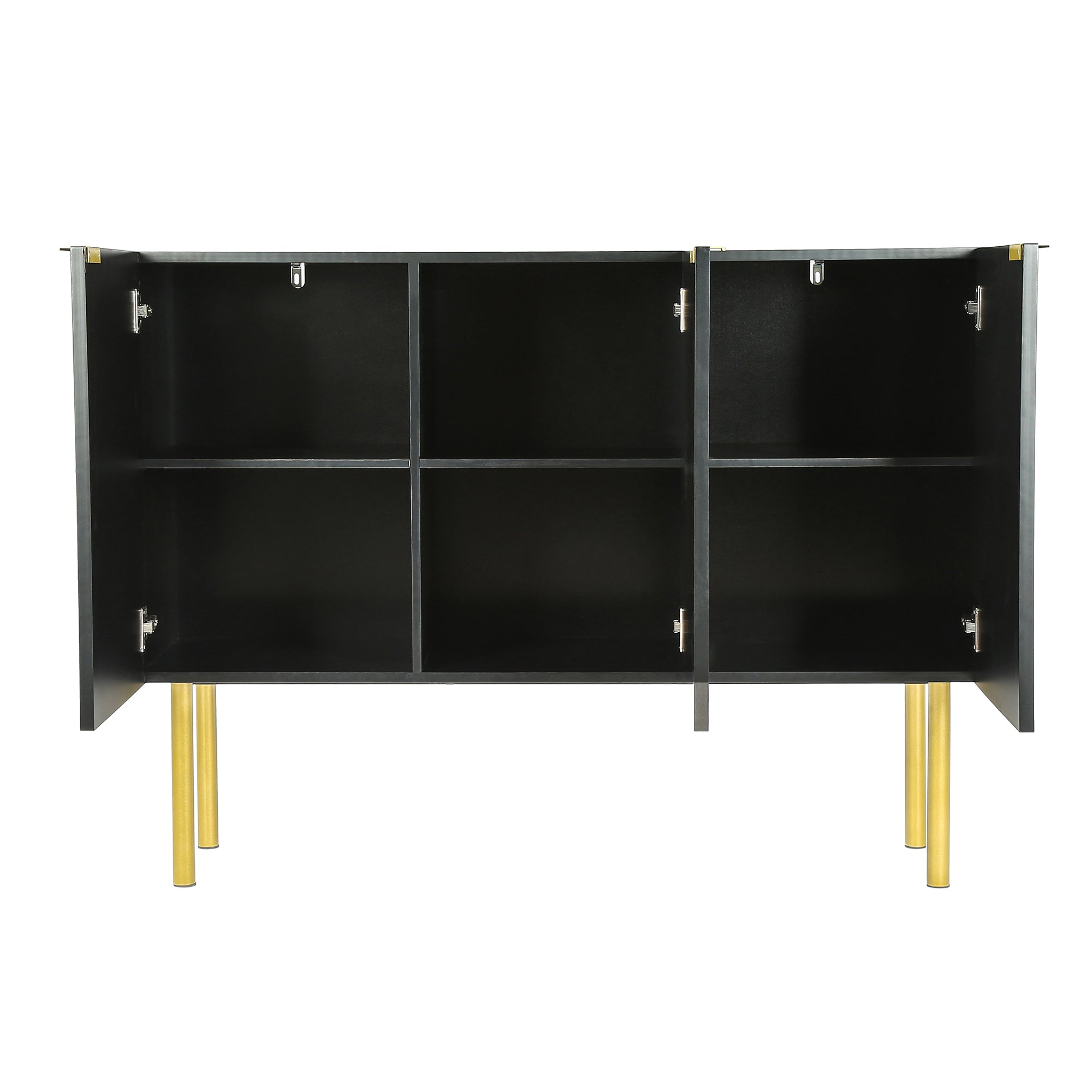 47" Wide Wood 3-door Sideboard