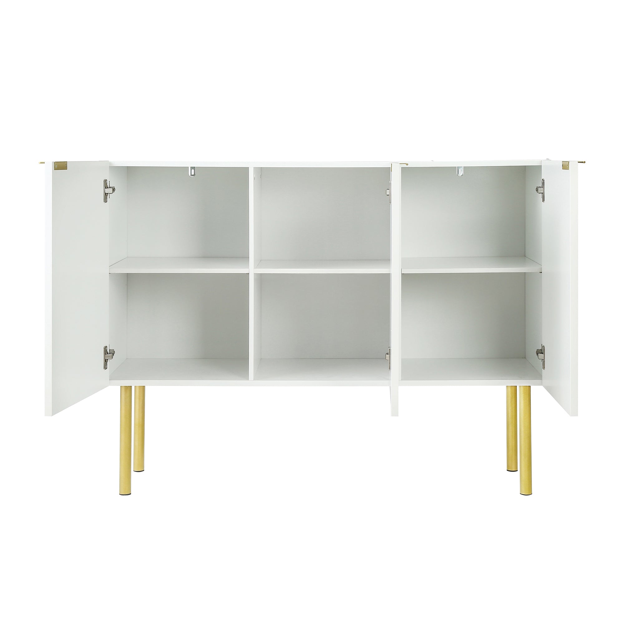 47" Wide Wood 3-door Sideboard