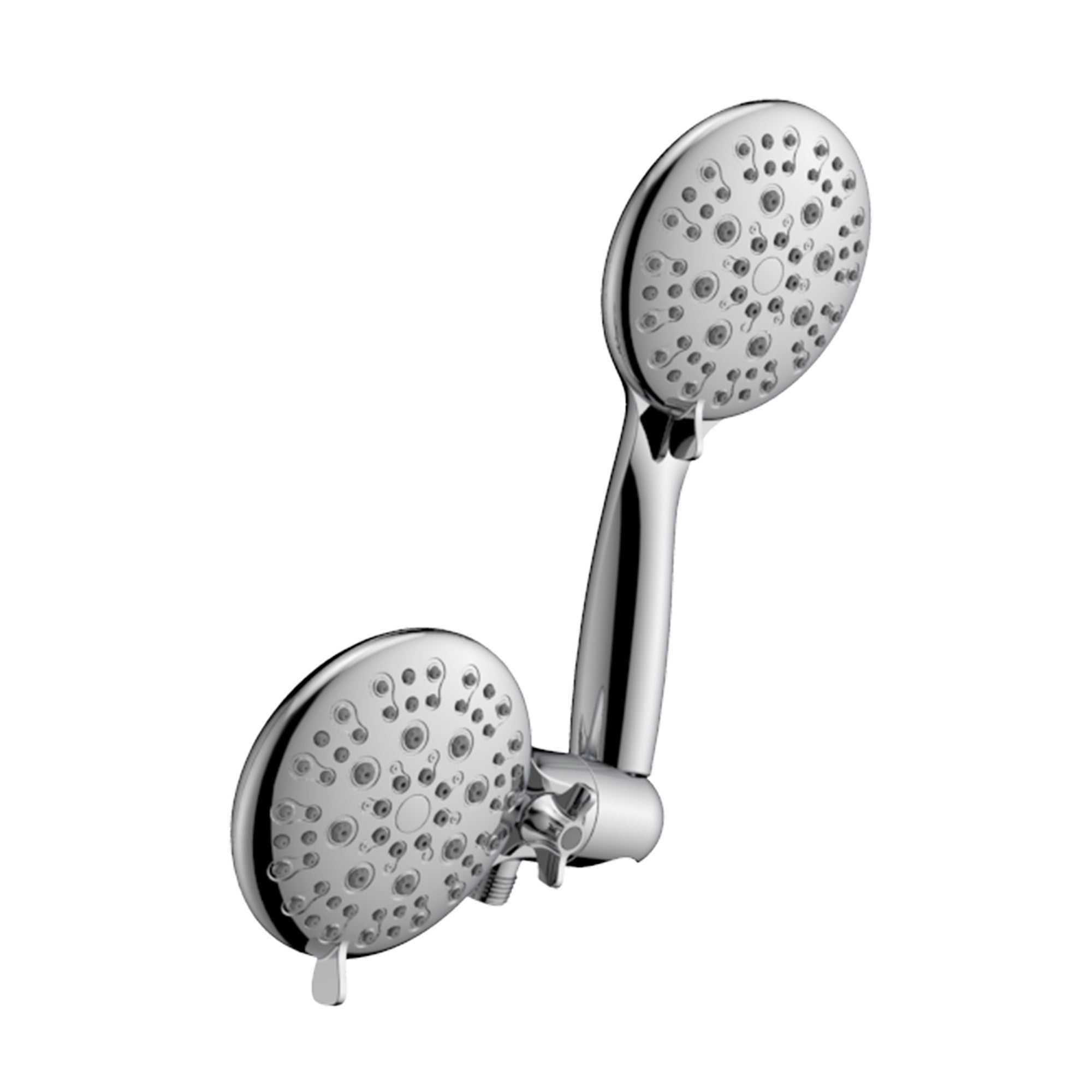 4 inch Wall-Mounted Round Shower System with Rough-in Valve, Handheld Shower, Tub Faucet