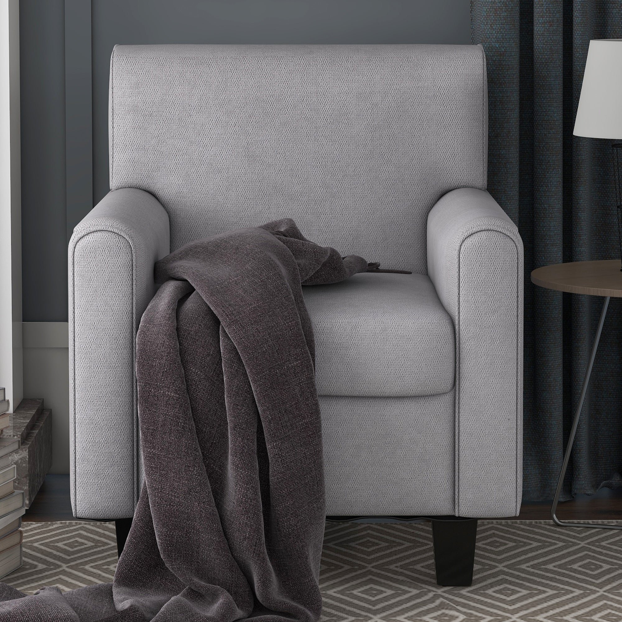 29" Wide Armchair with Solid Wood Legs