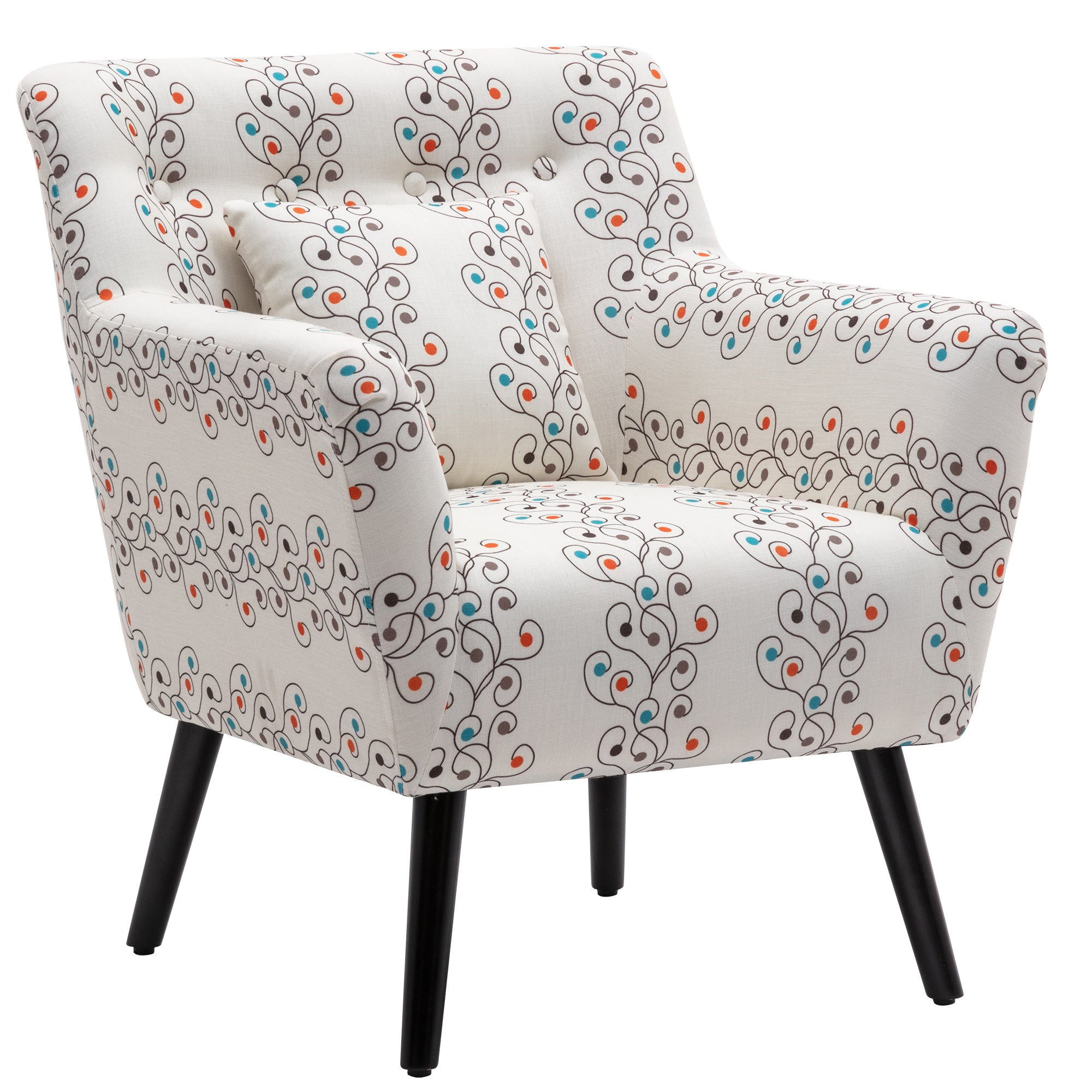 29" Wide Armchair with Pillow