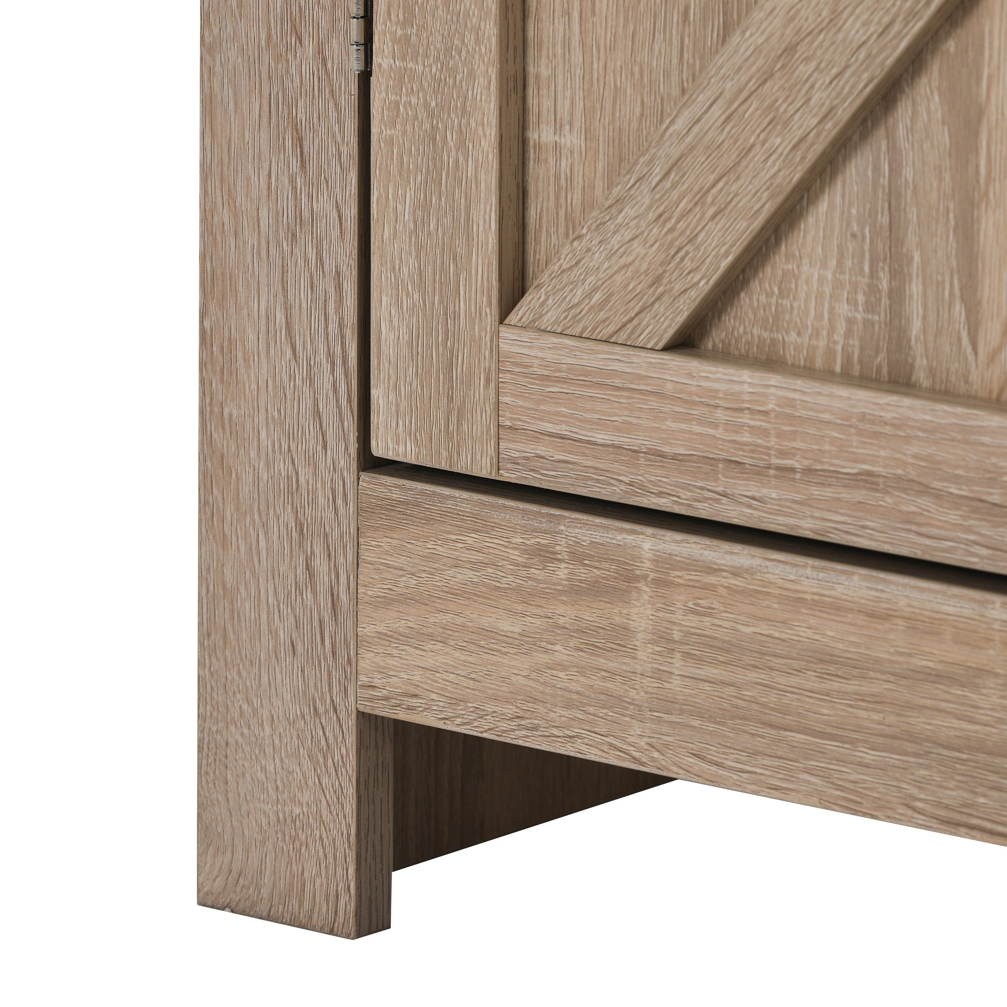 48" Wide Wood 2-door Sideboard with Adjustable Shelves