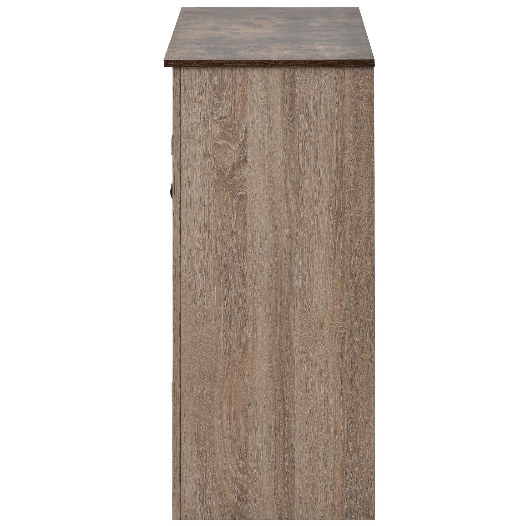 48" Wide Wood 2-door Sideboard with Adjustable Shelves