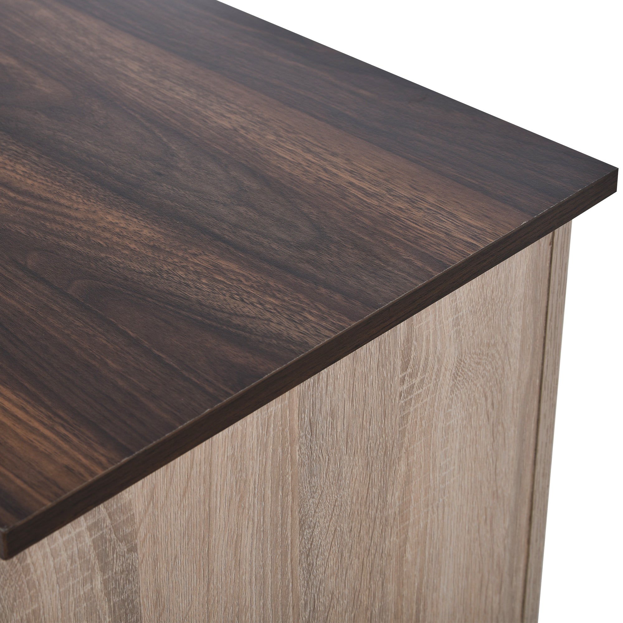 48" Wide Wood 2-door Sideboard with Adjustable Shelves