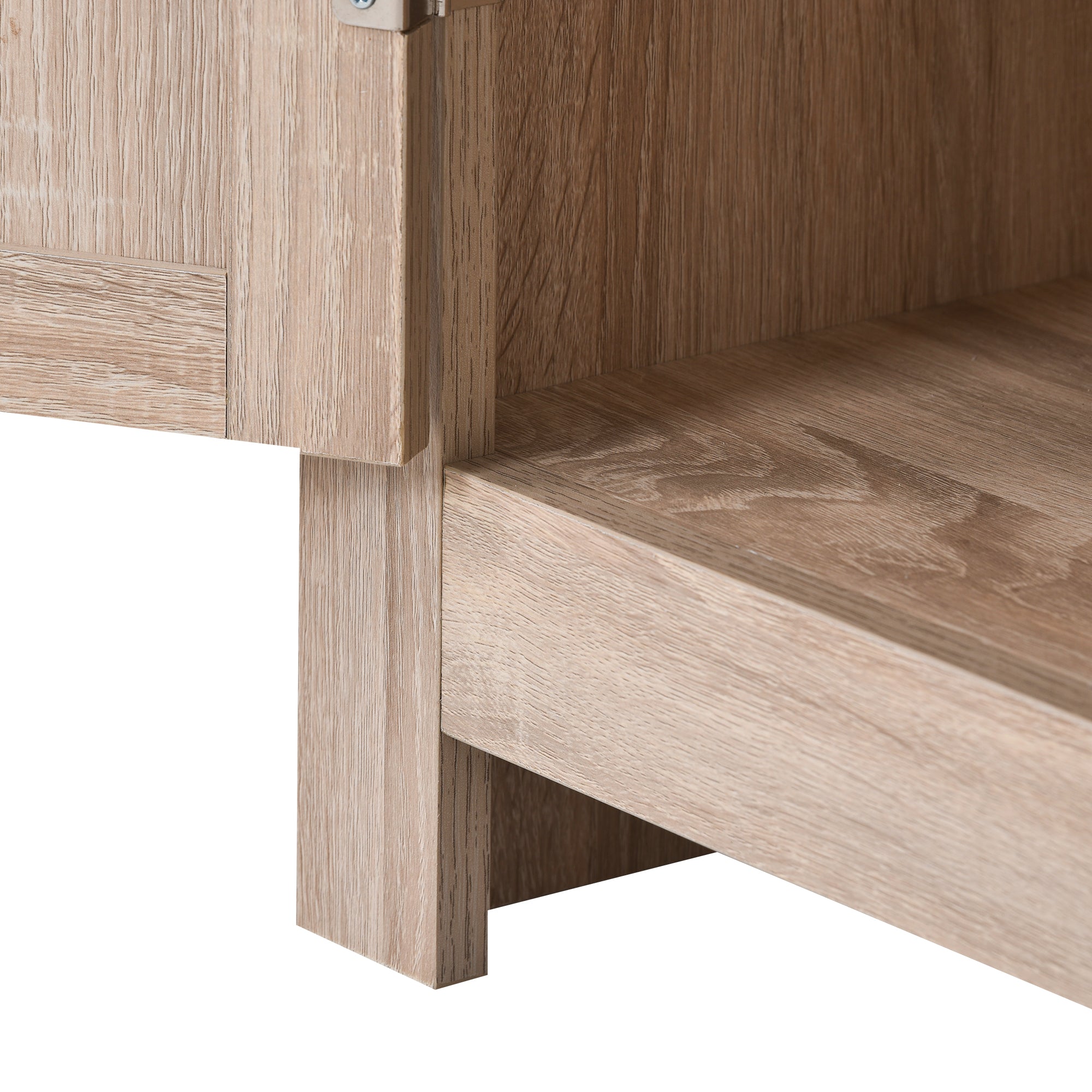 48" Wide Wood 2-door Sideboard with Adjustable Shelves