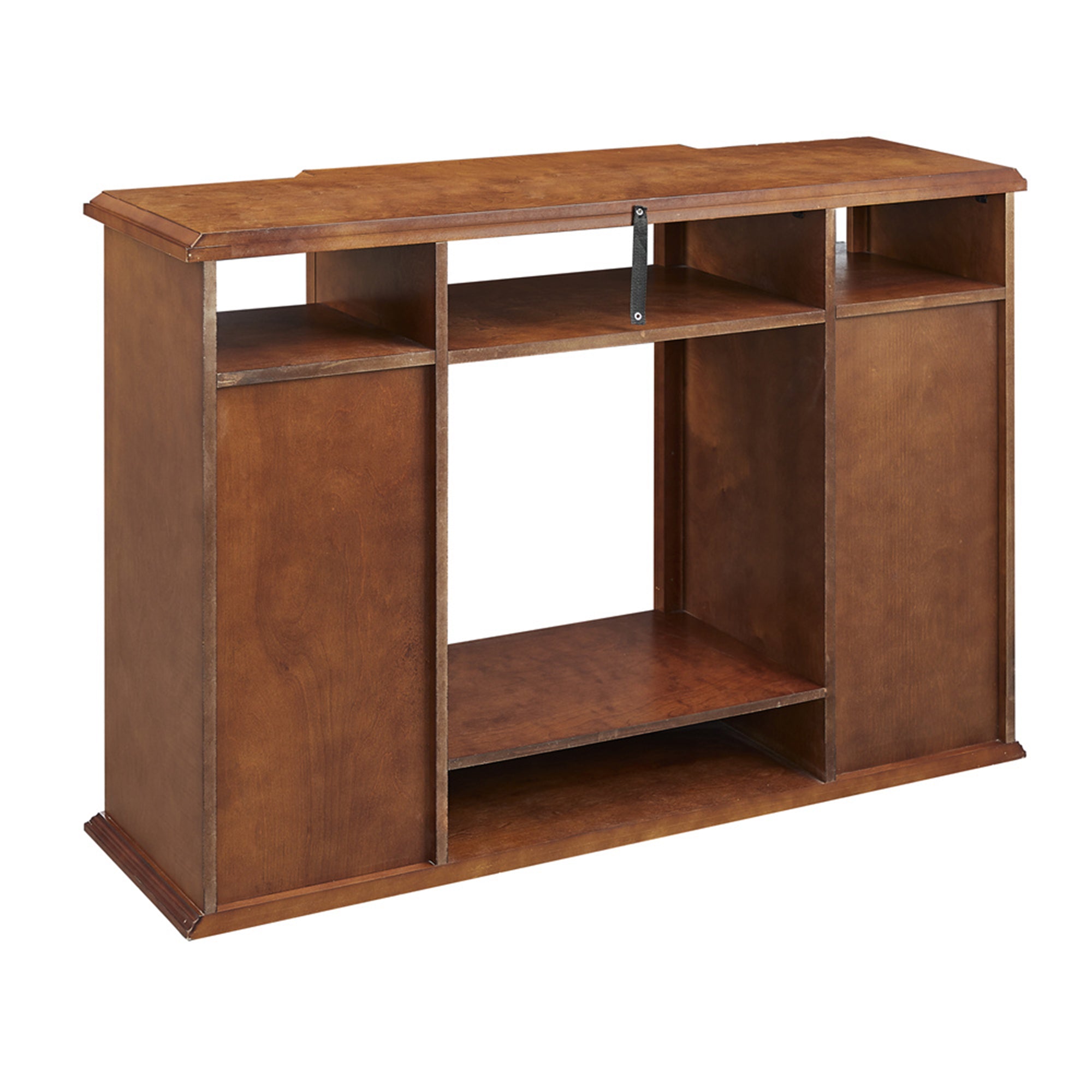 45-inch Freestanding Electric Fireplace with Storage Space