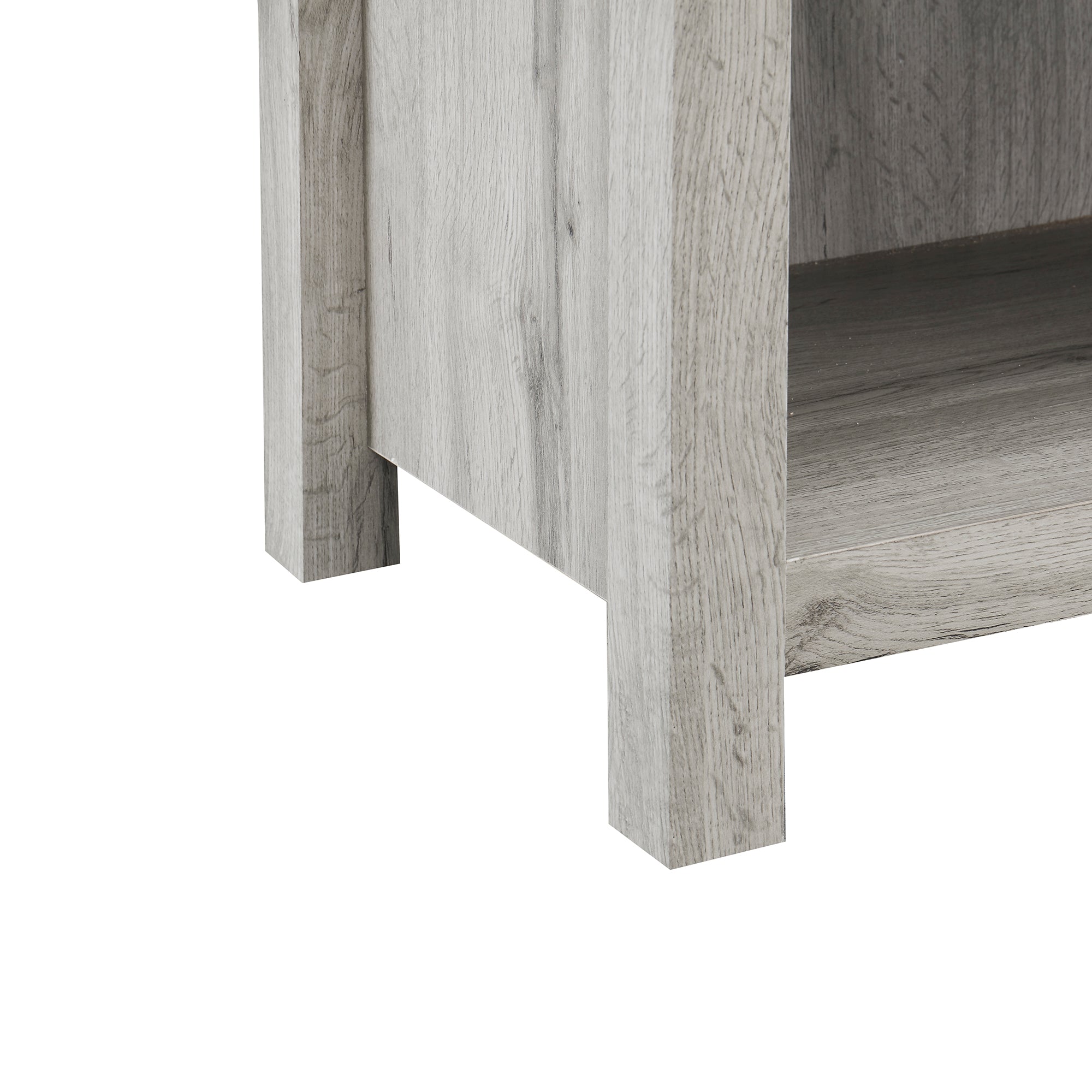 58-inch Freestanding Electric Fireplace TV Stand with Adjustable Shelves
