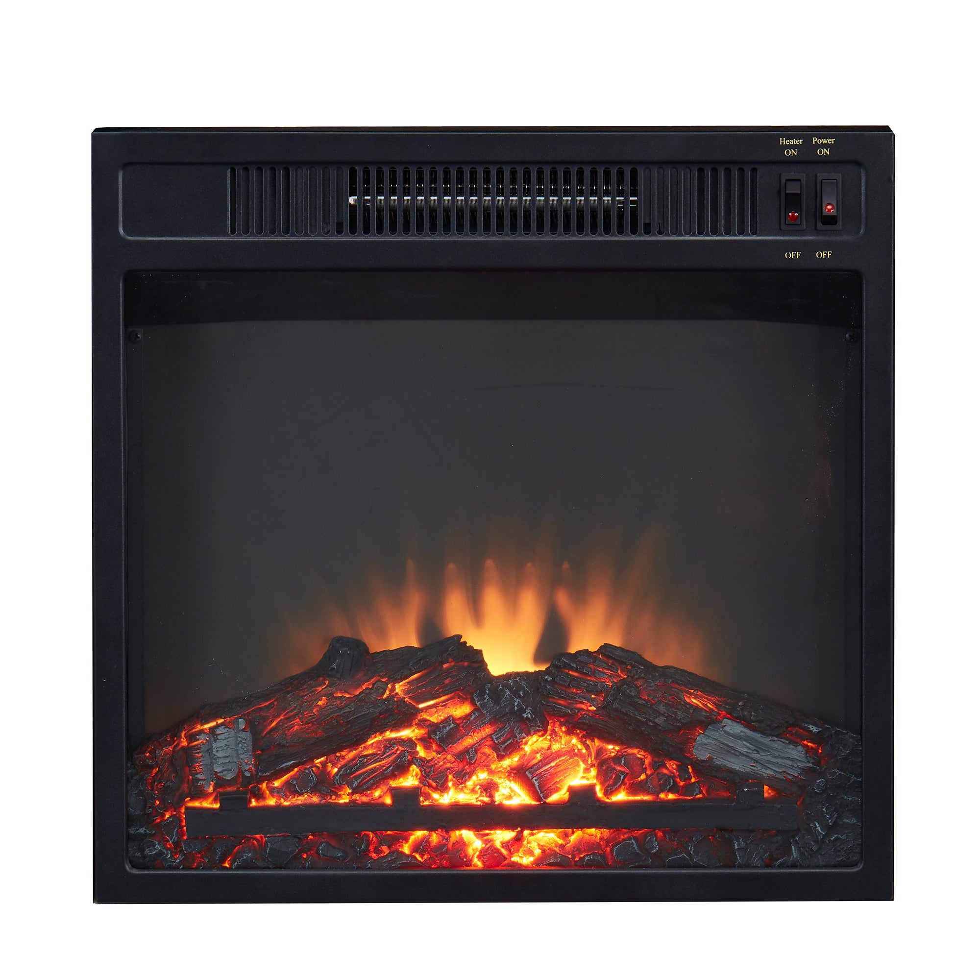 58-inch Freestanding Electric Fireplace TV Stand with Adjustable Shelves