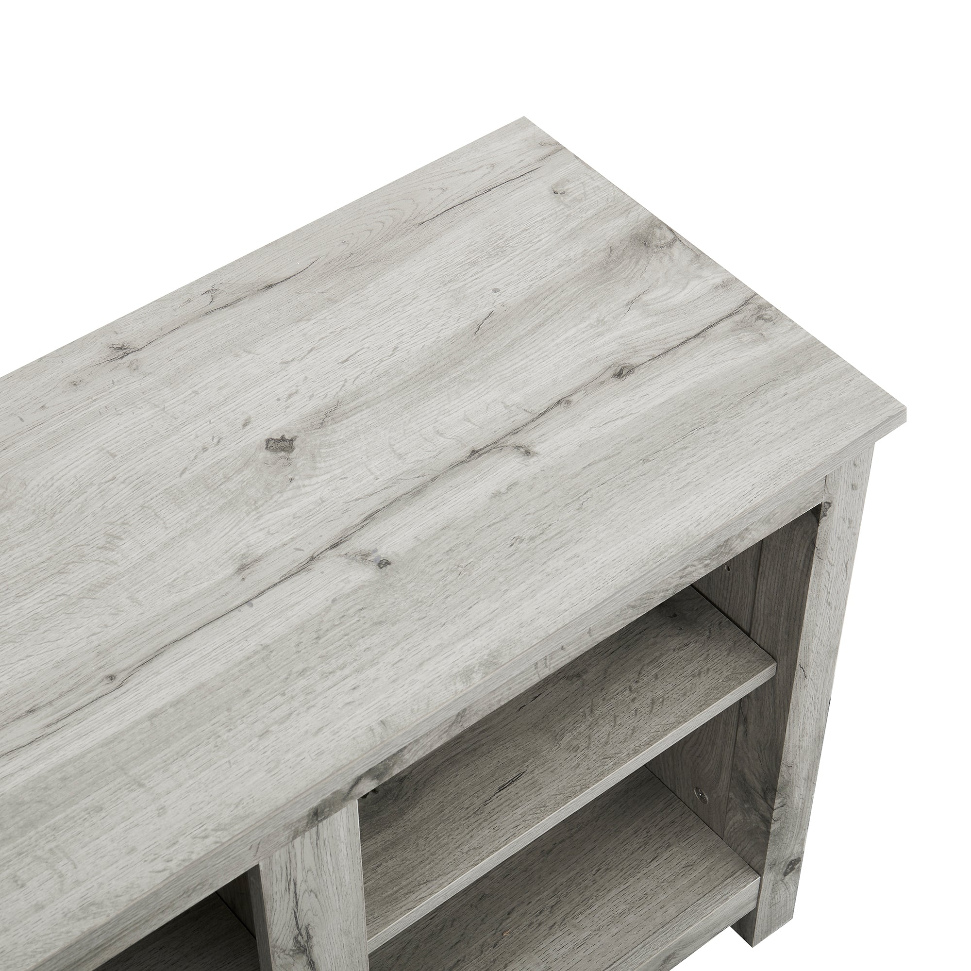 58-inch Freestanding Electric Fireplace TV Stand with Adjustable Shelves