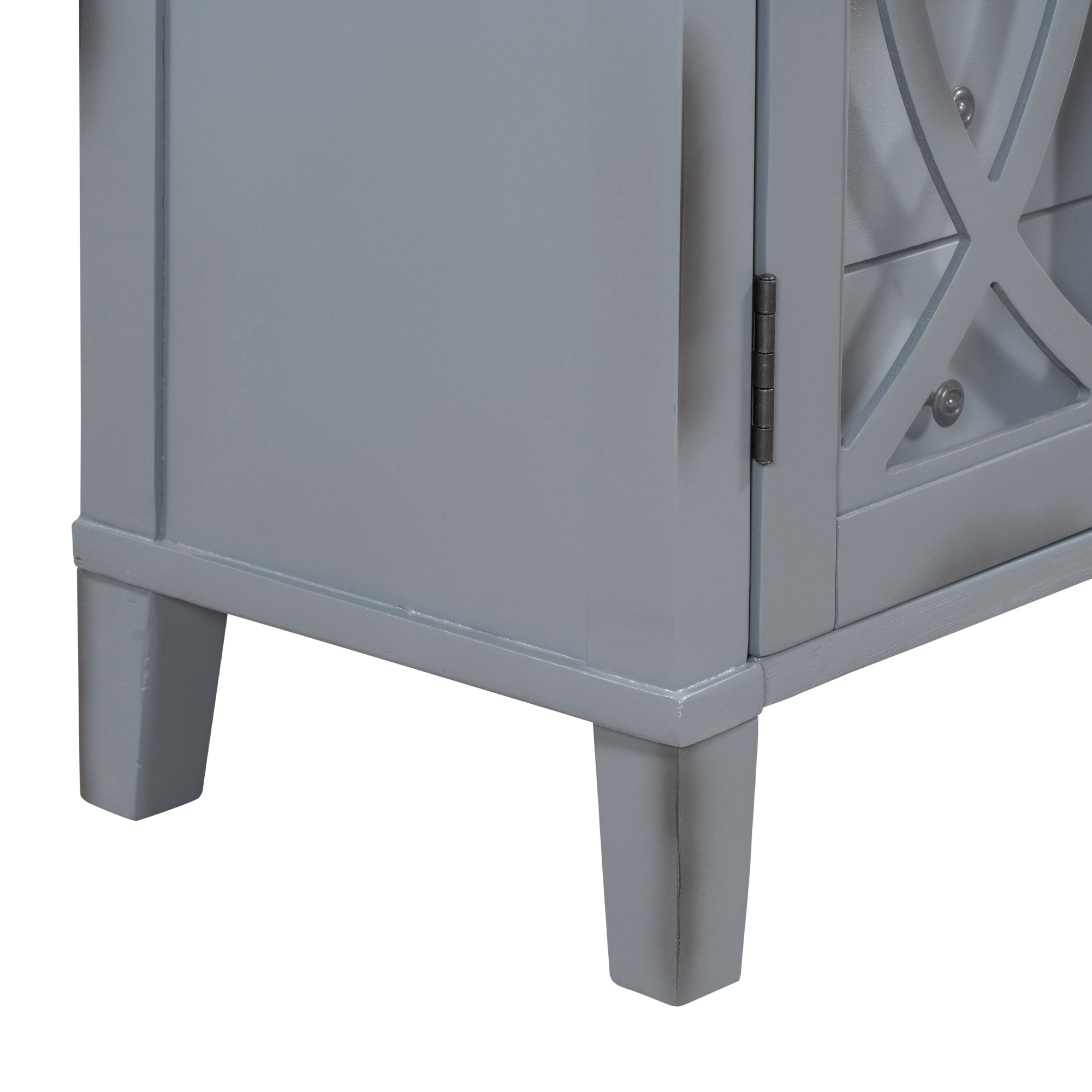 32" Wood 2-door Accent Storage Cabinet