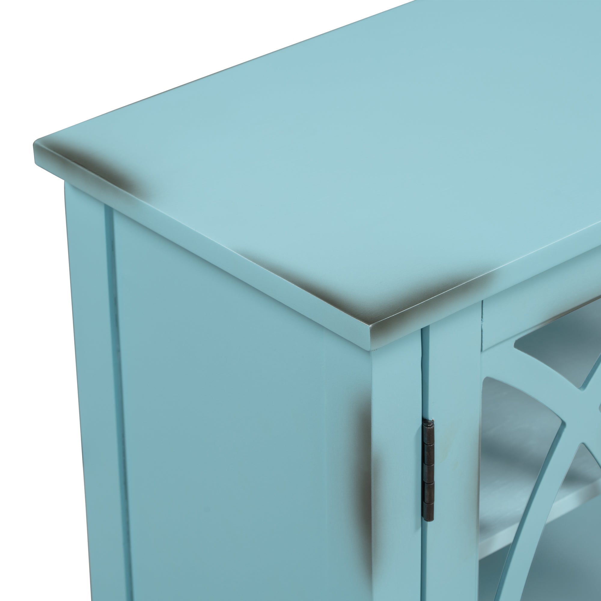 32" Wood 2-door Accent Storage Cabinet