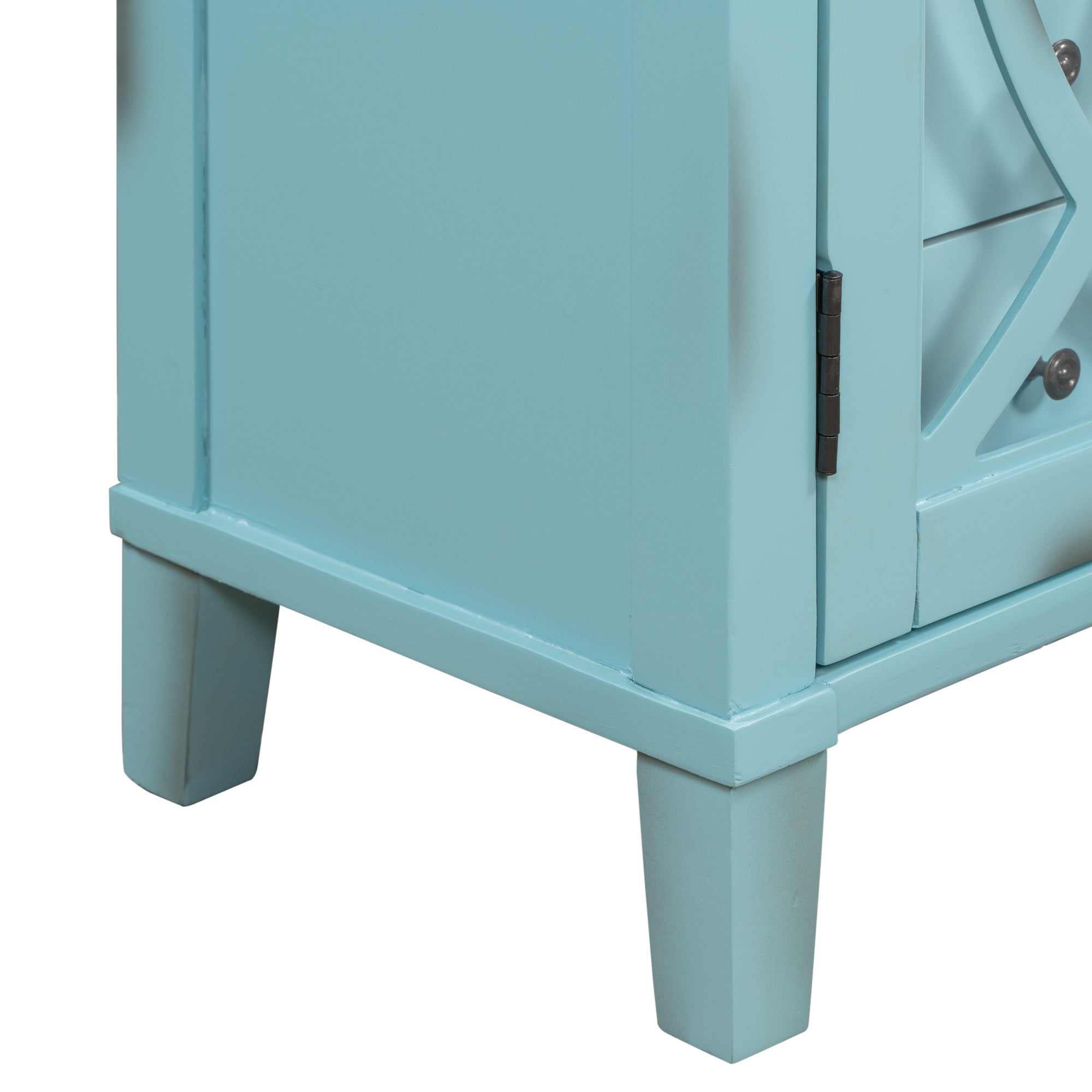 32" Wood 2-door Accent Storage Cabinet
