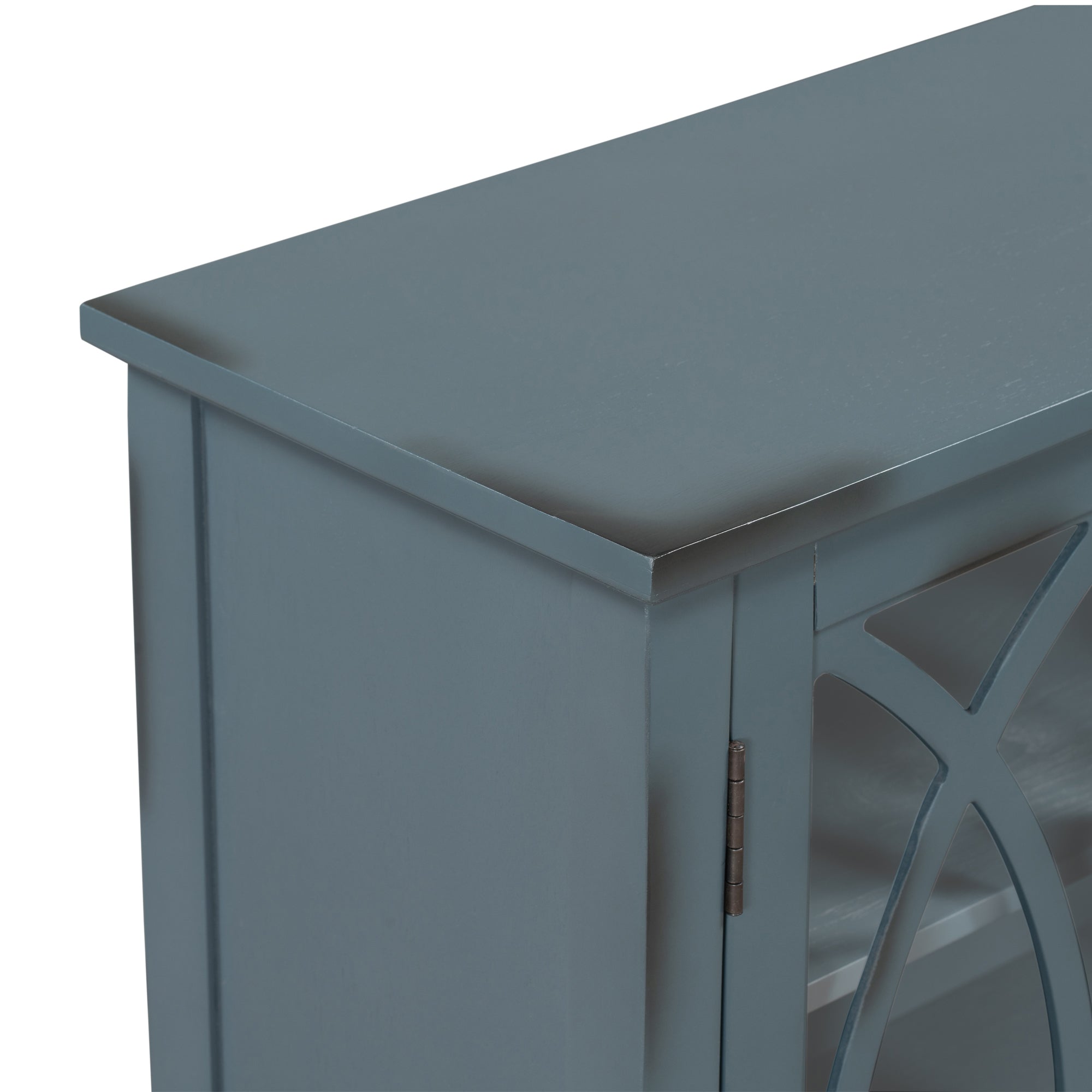 32" Wood 2-door Accent Storage Cabinet