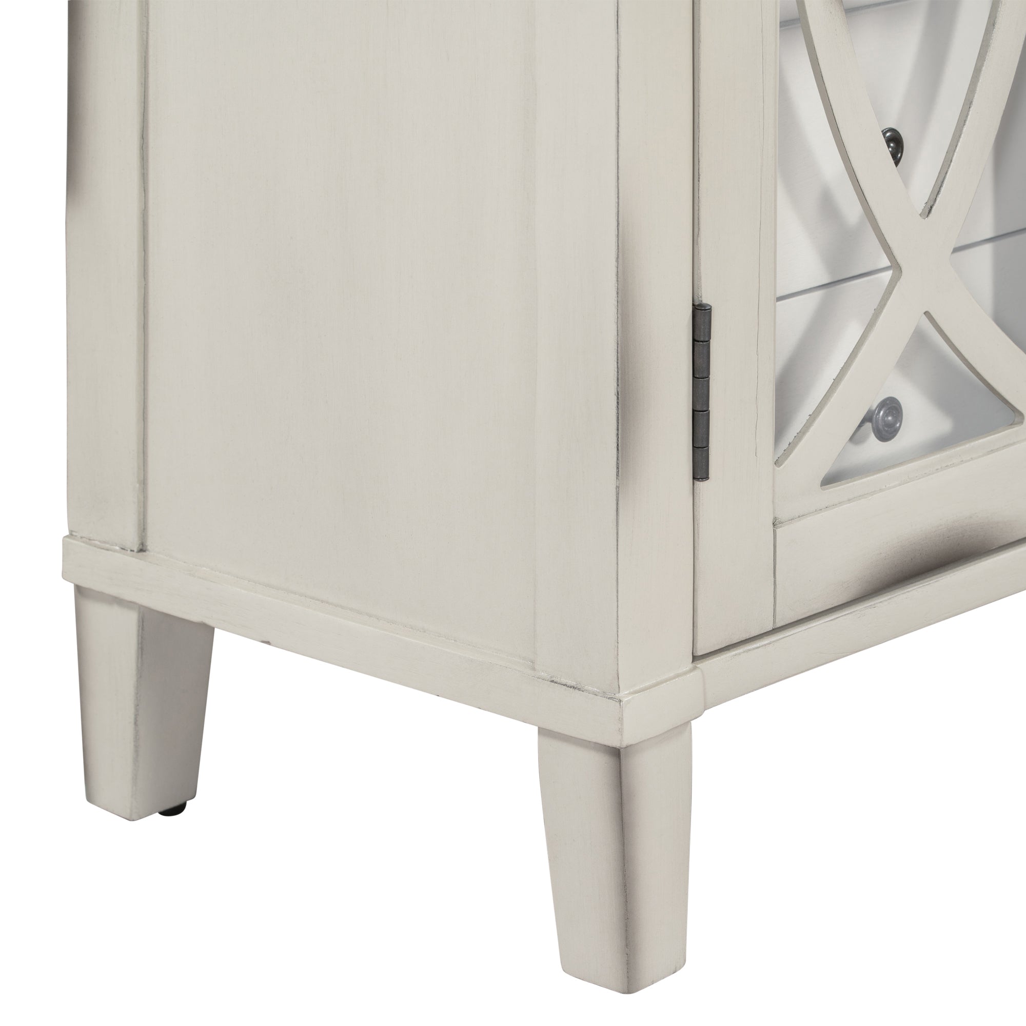 32" Wood 2-door Accent Storage Cabinet