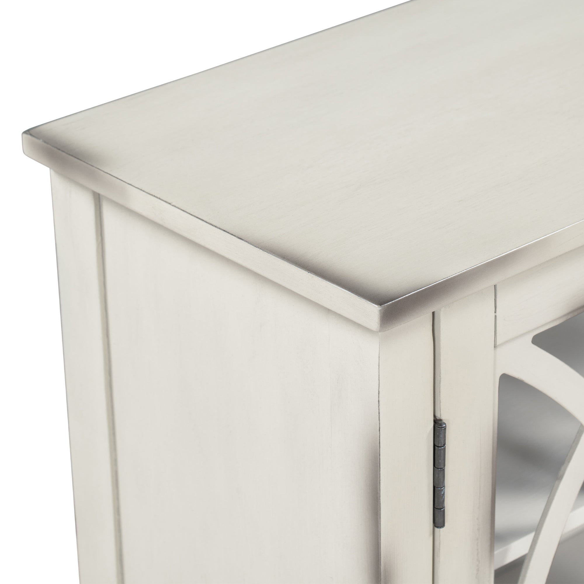 32" Wood 2-door Accent Storage Cabinet