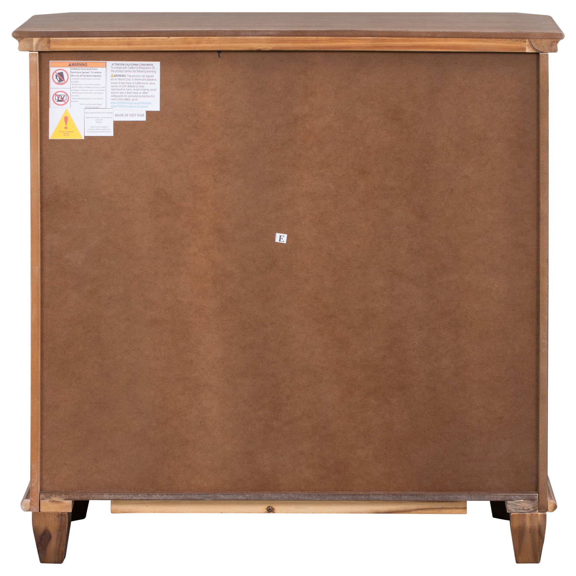 36" Tall Wood 2-door Accent Cabinet with Transparent Cabinet Doors