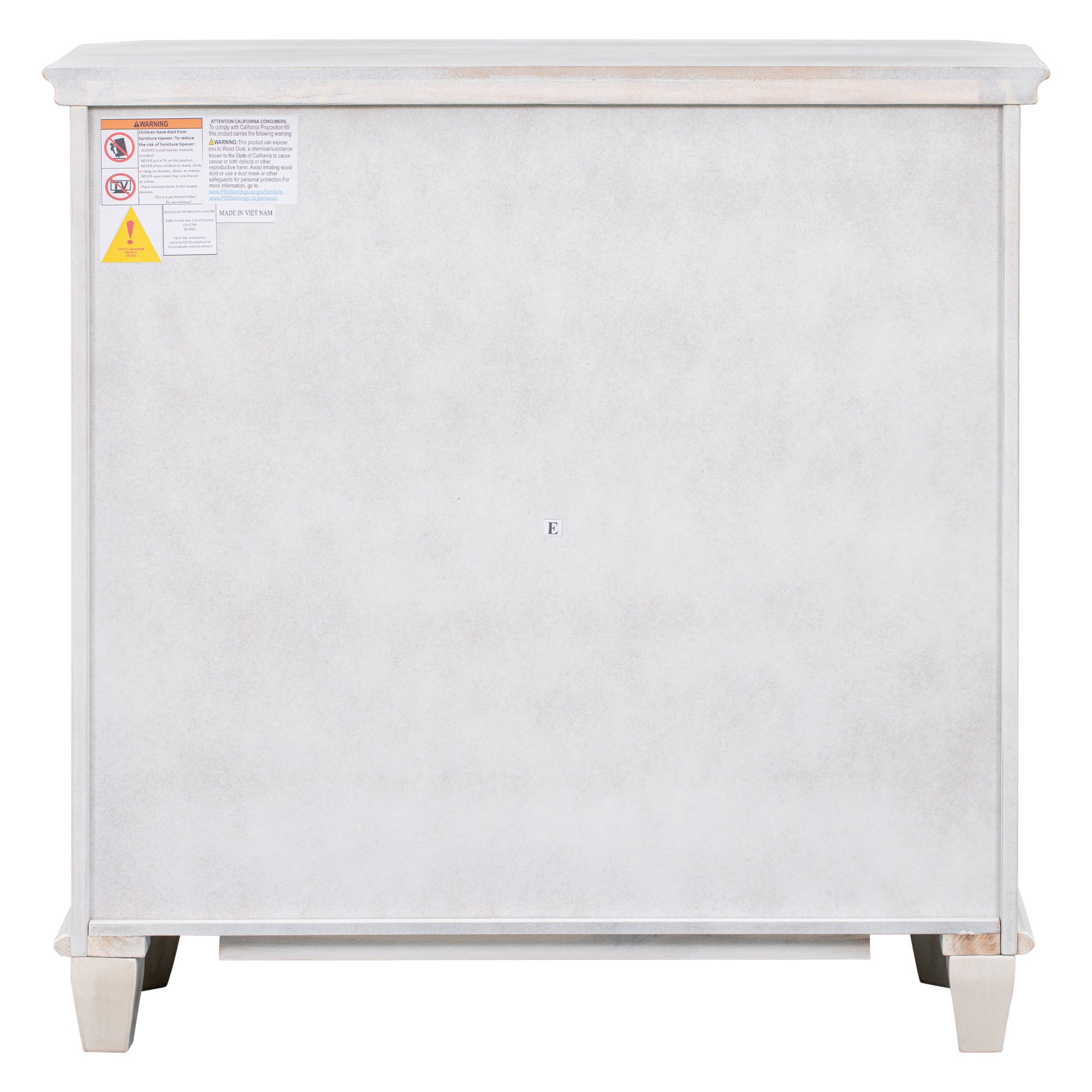 36" Tall Wood 2-door Accent Cabinet with Transparent Cabinet Doors