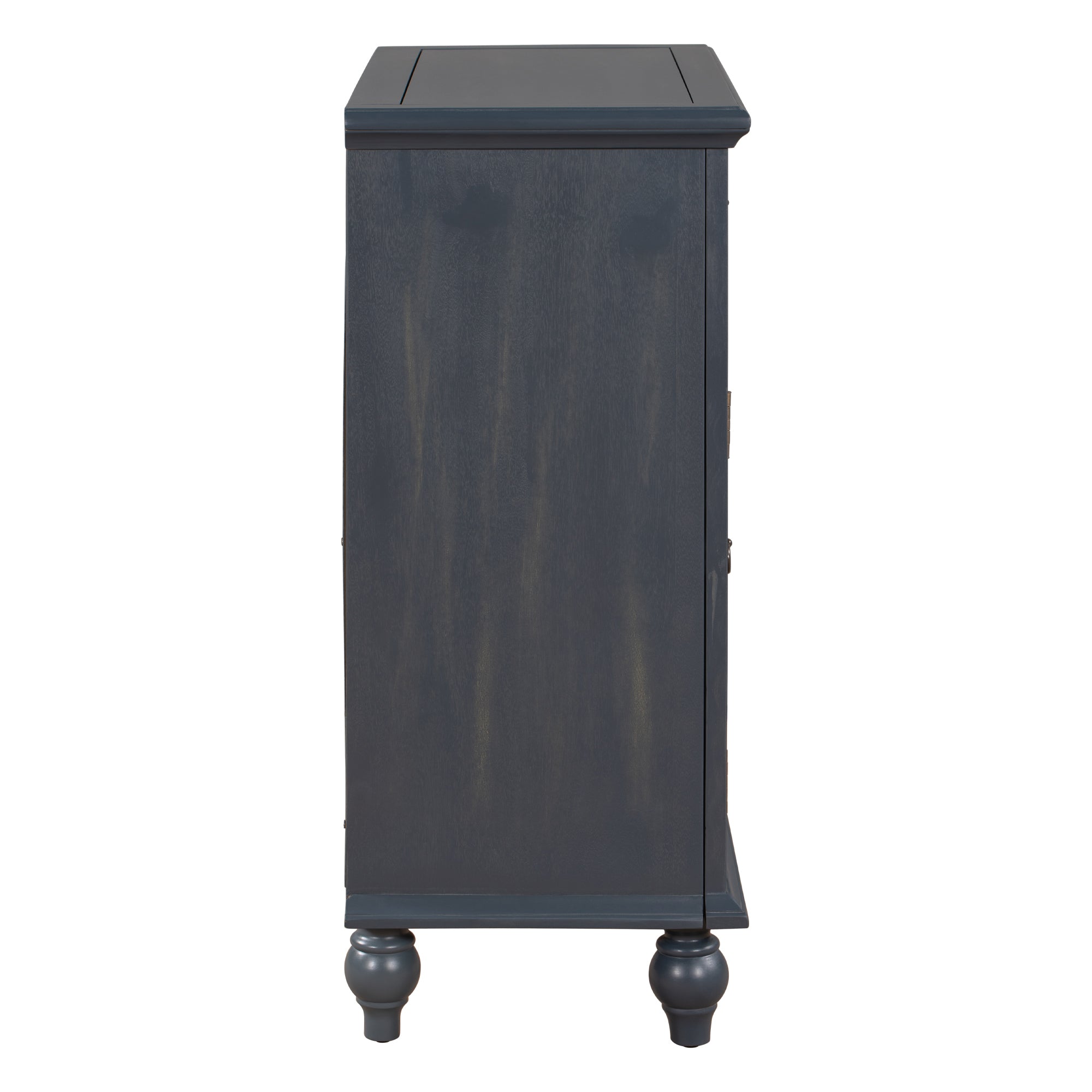 37" Tall Wood 2-door Accent Cabinet with 1 Drawer