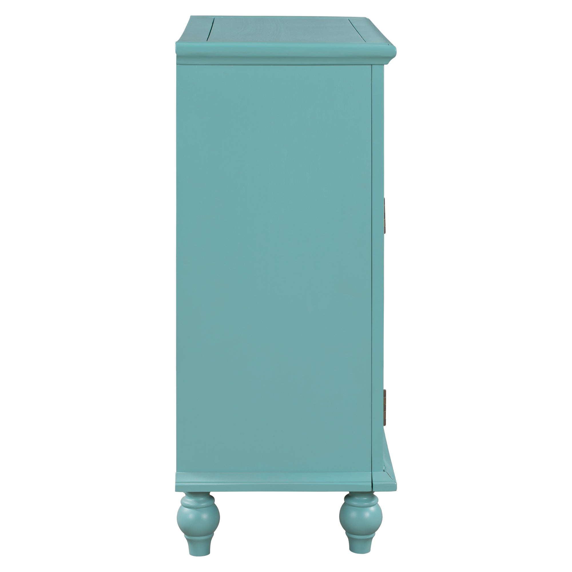 37" Tall Wood 2-door Accent Cabinet with 1 Drawer