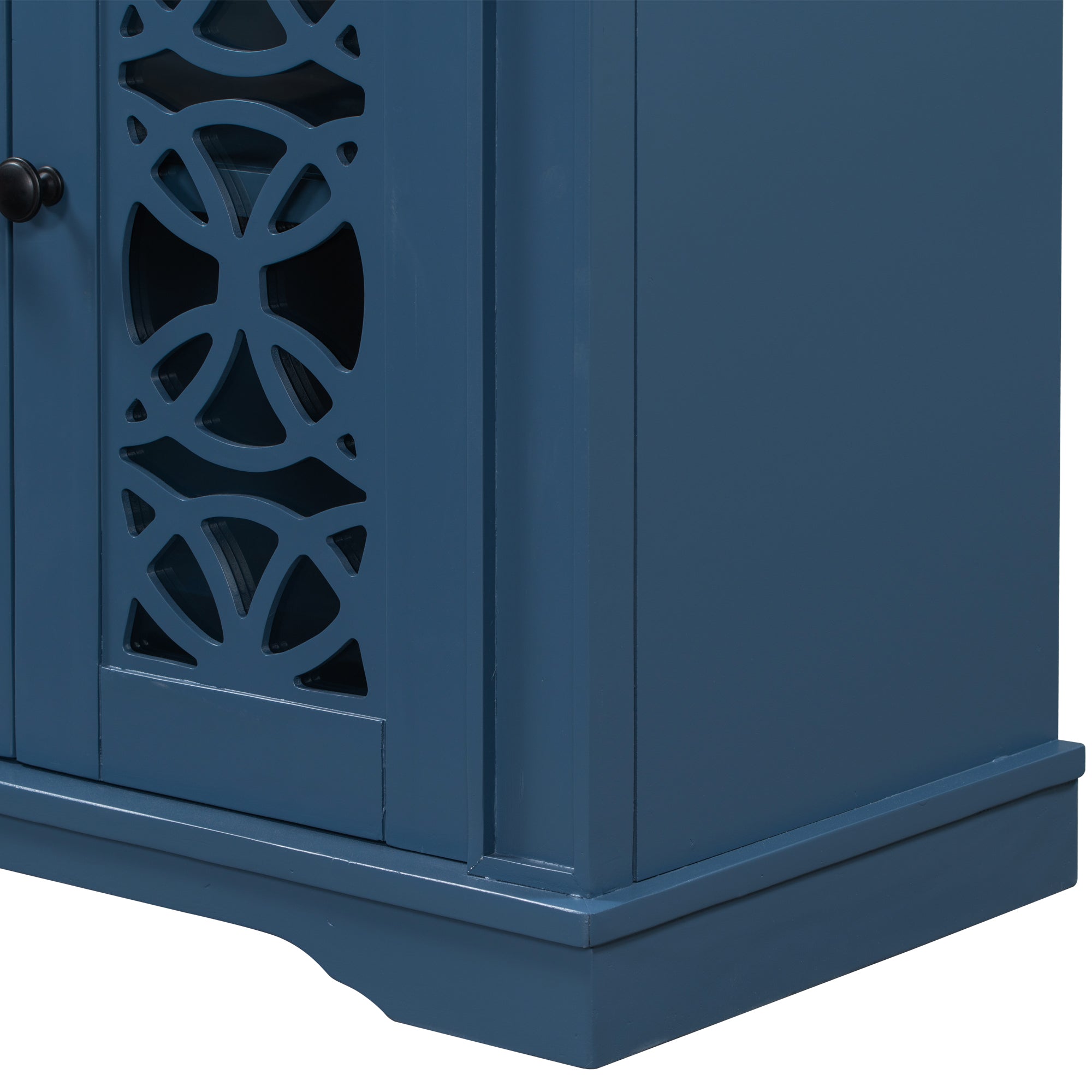 30" Tall Wood 2-door Accent Cabinet with 1 Drawer